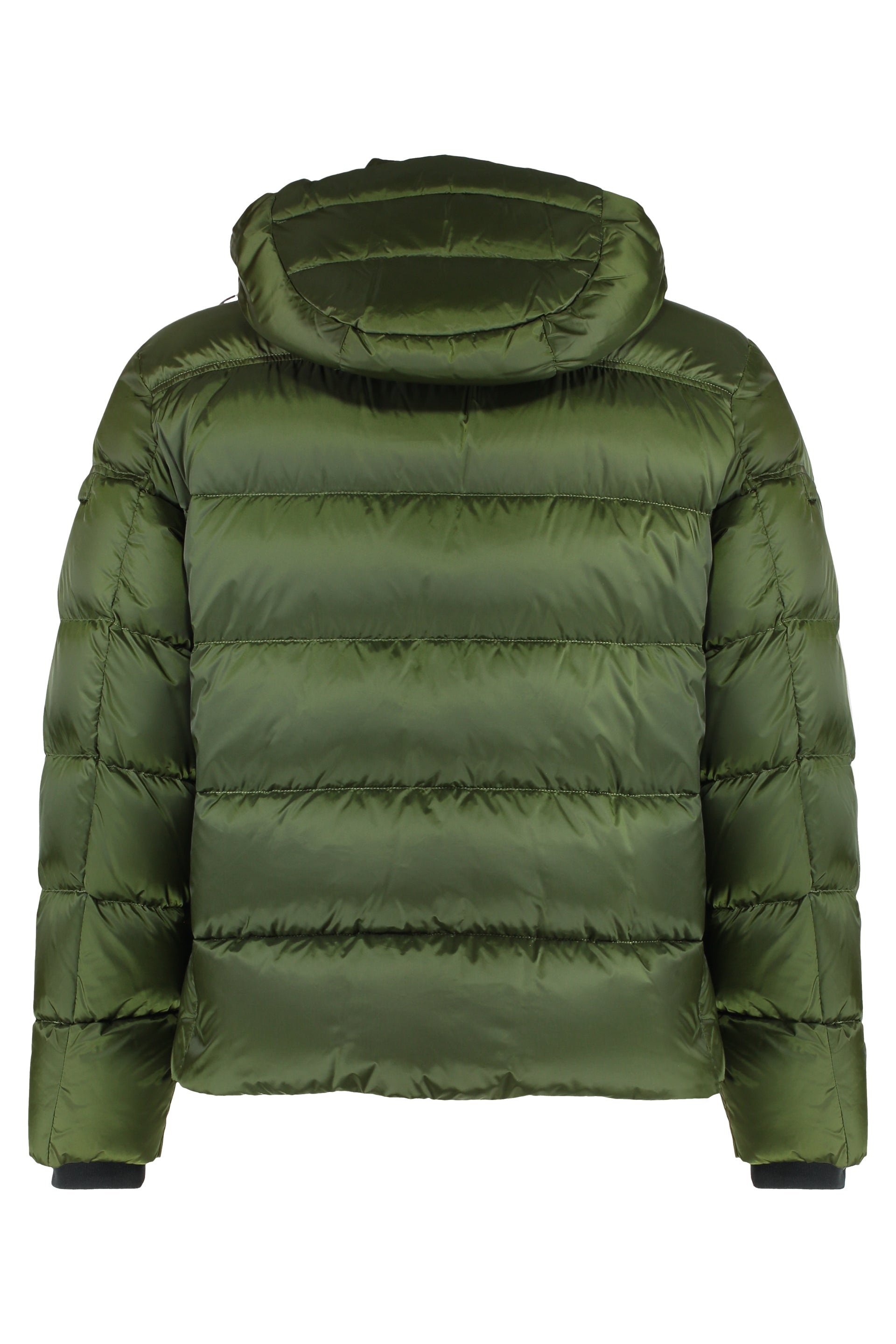Brett Hooded short down jacket