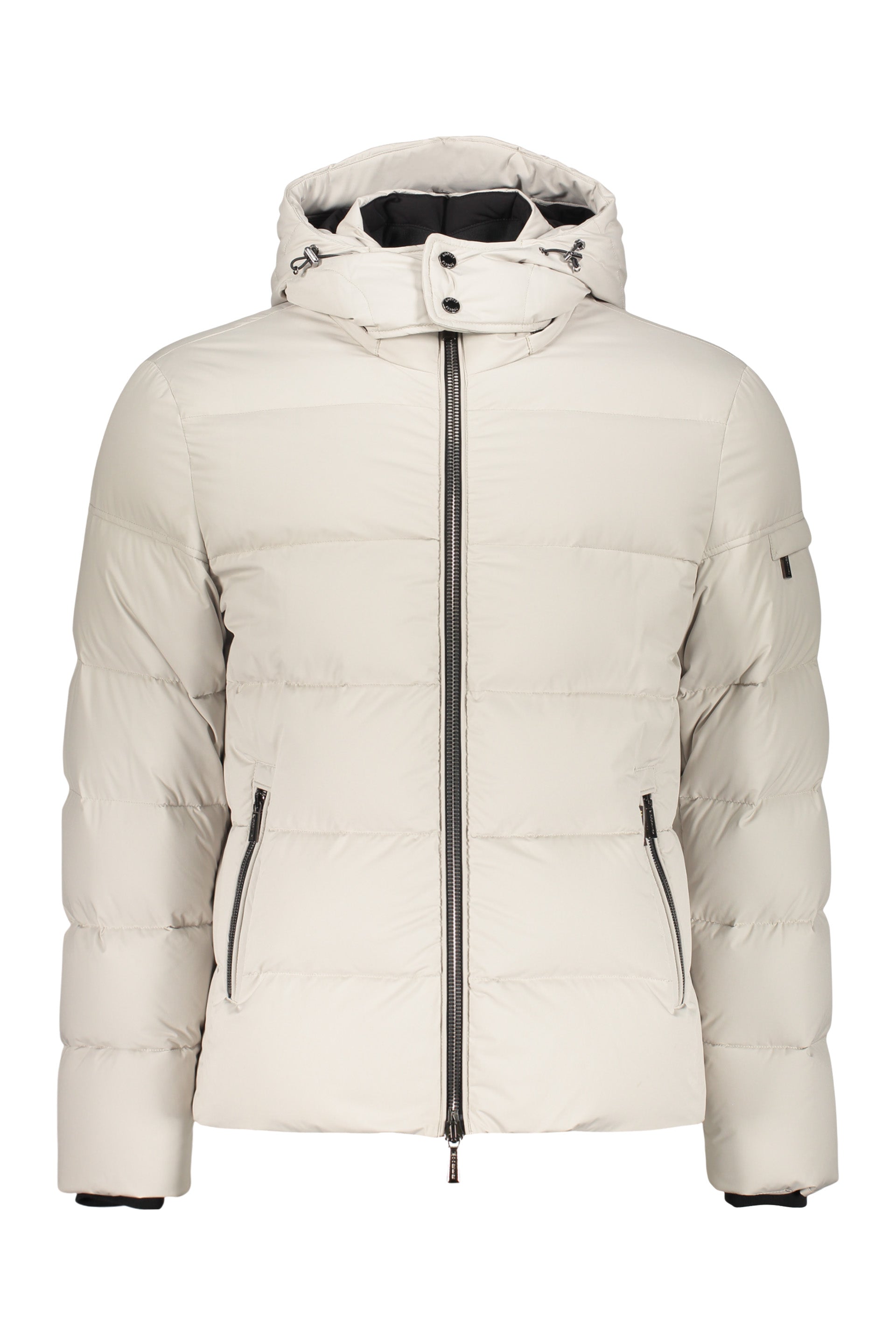 Light padded jacket with hood and zip