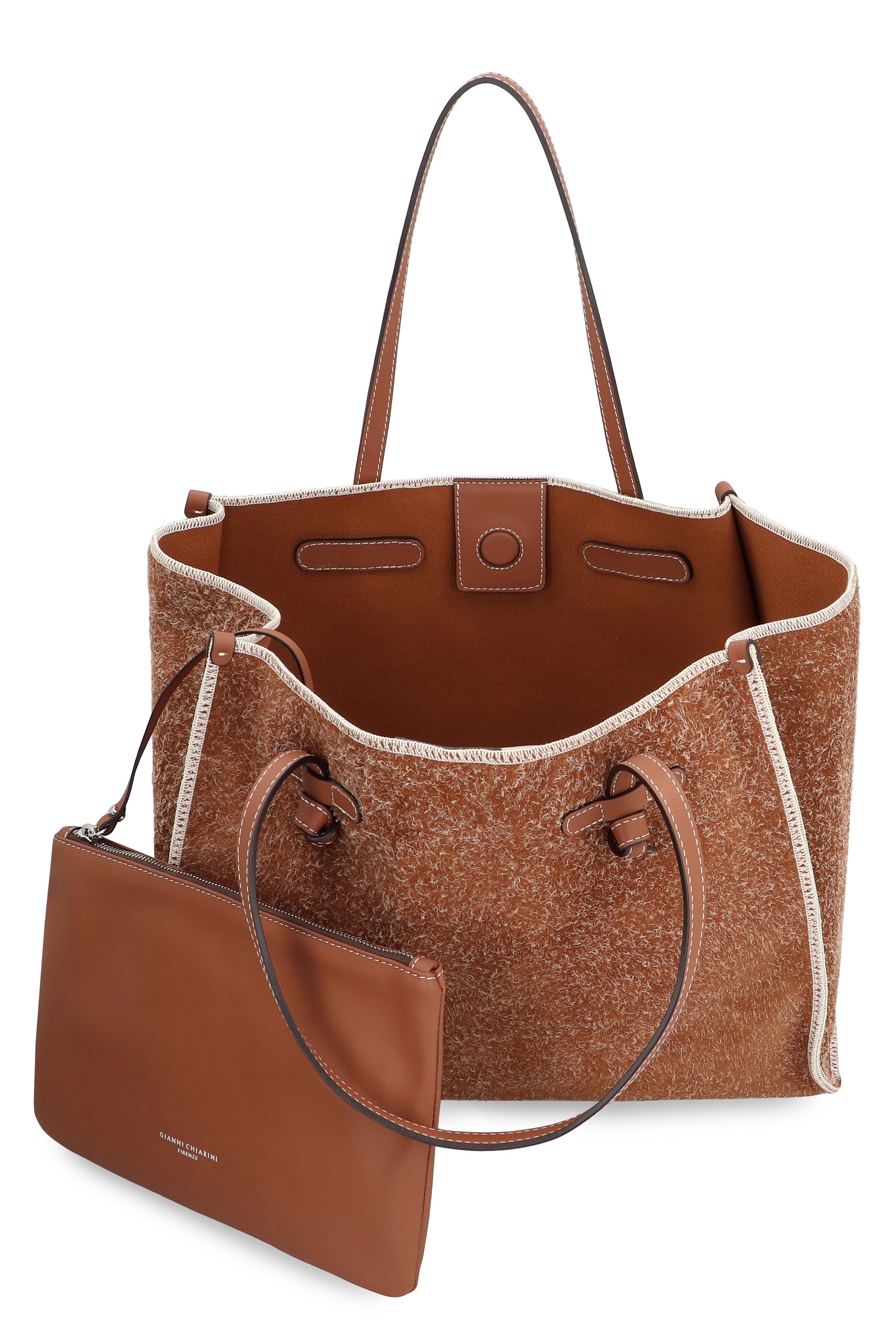 Marcella smooth leather tote bag