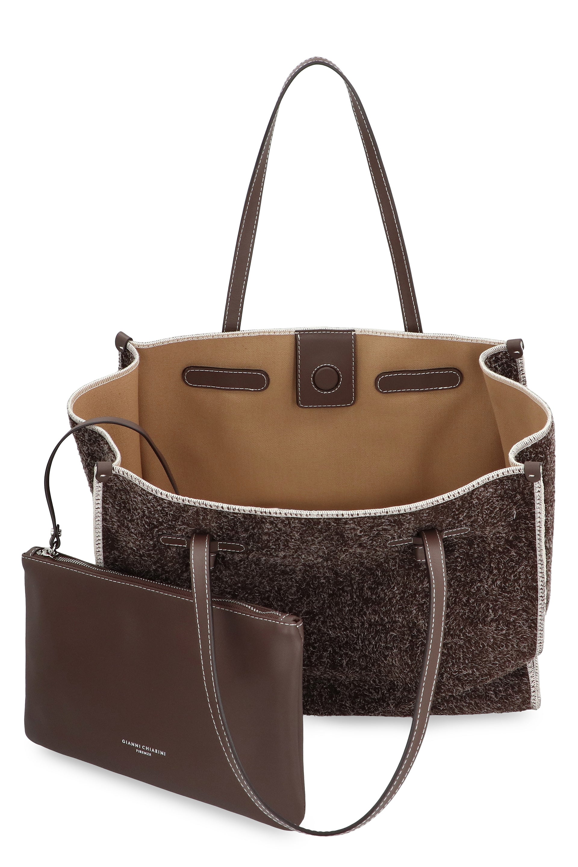 Marcella smooth leather tote bag