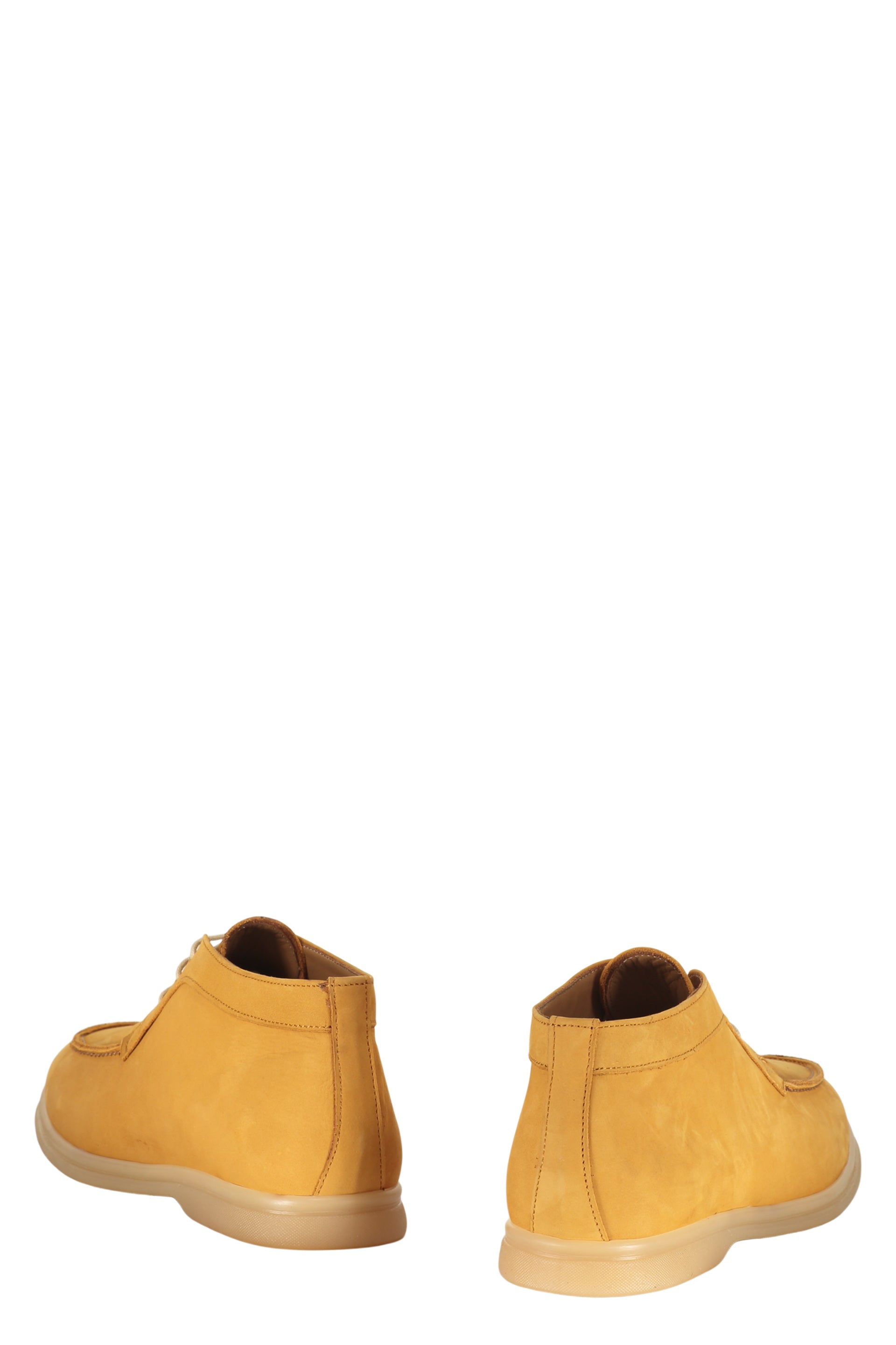 Leather lace-up shoes