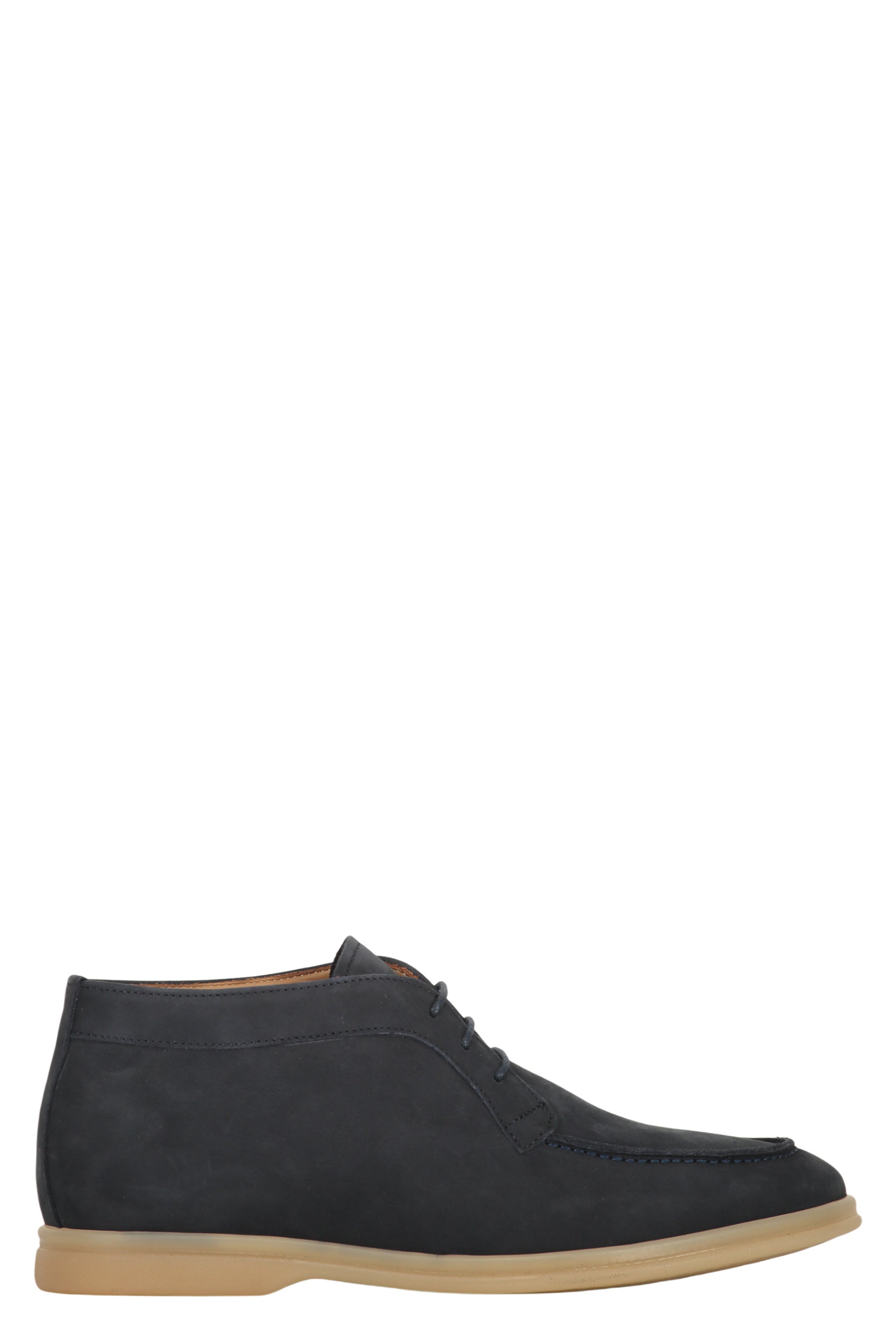 Leather lace-up shoes