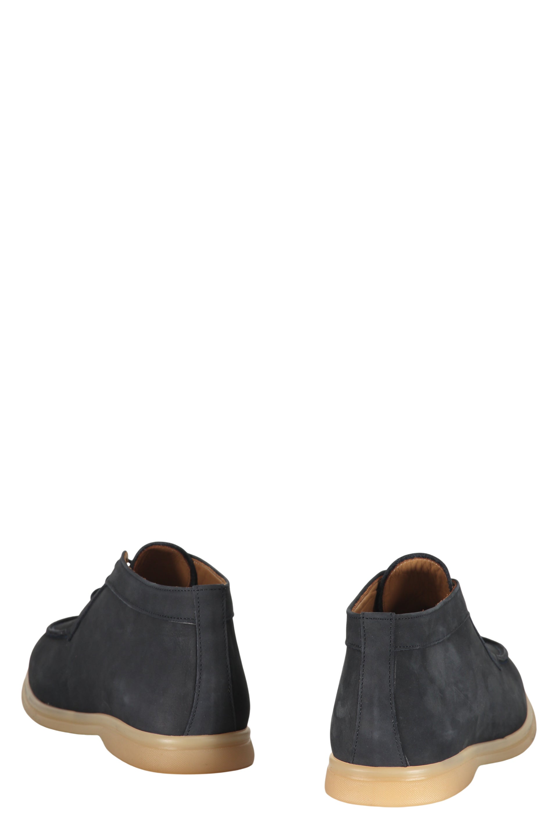 Leather lace-up shoes