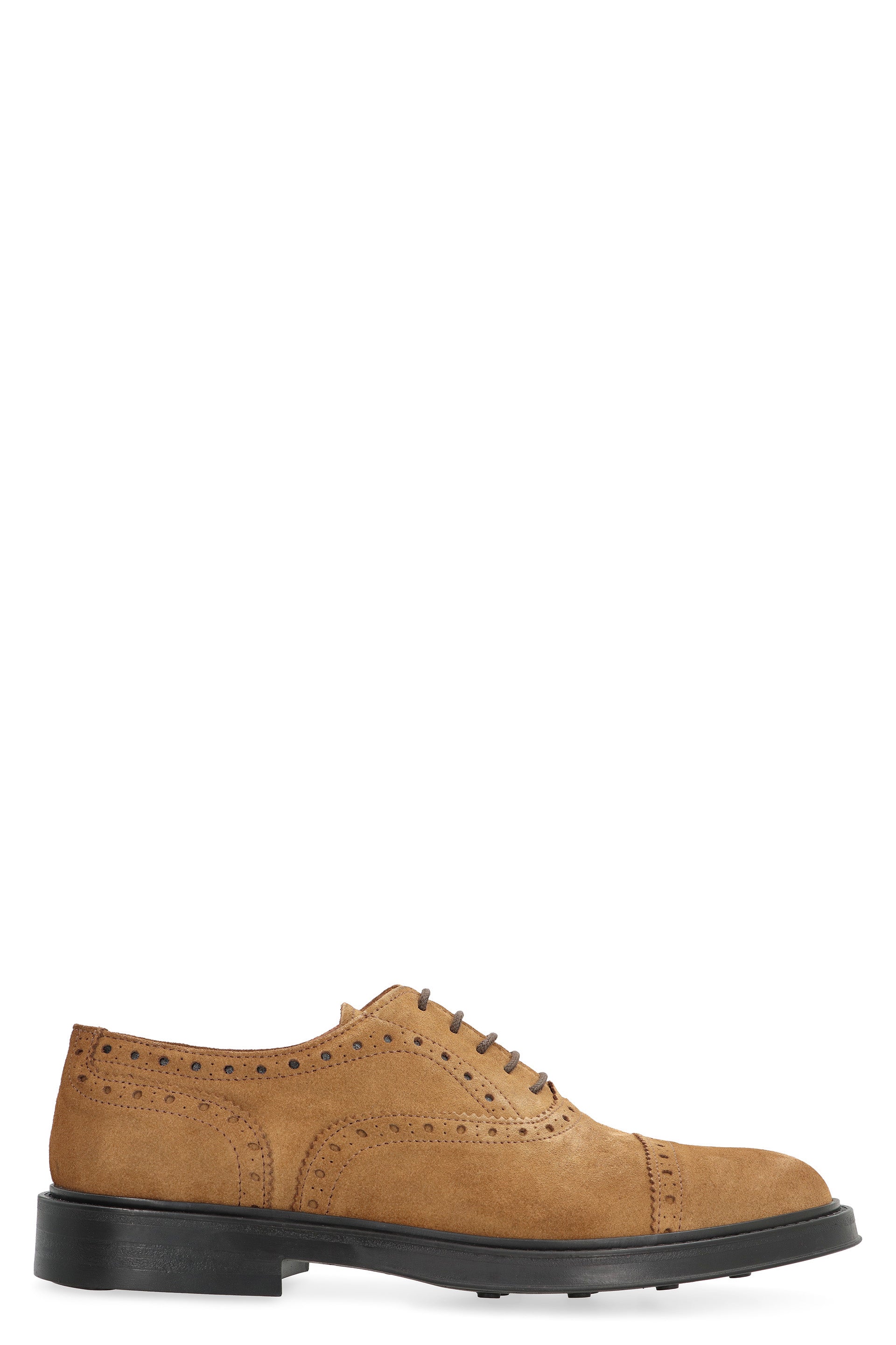Leather lace-up shoes