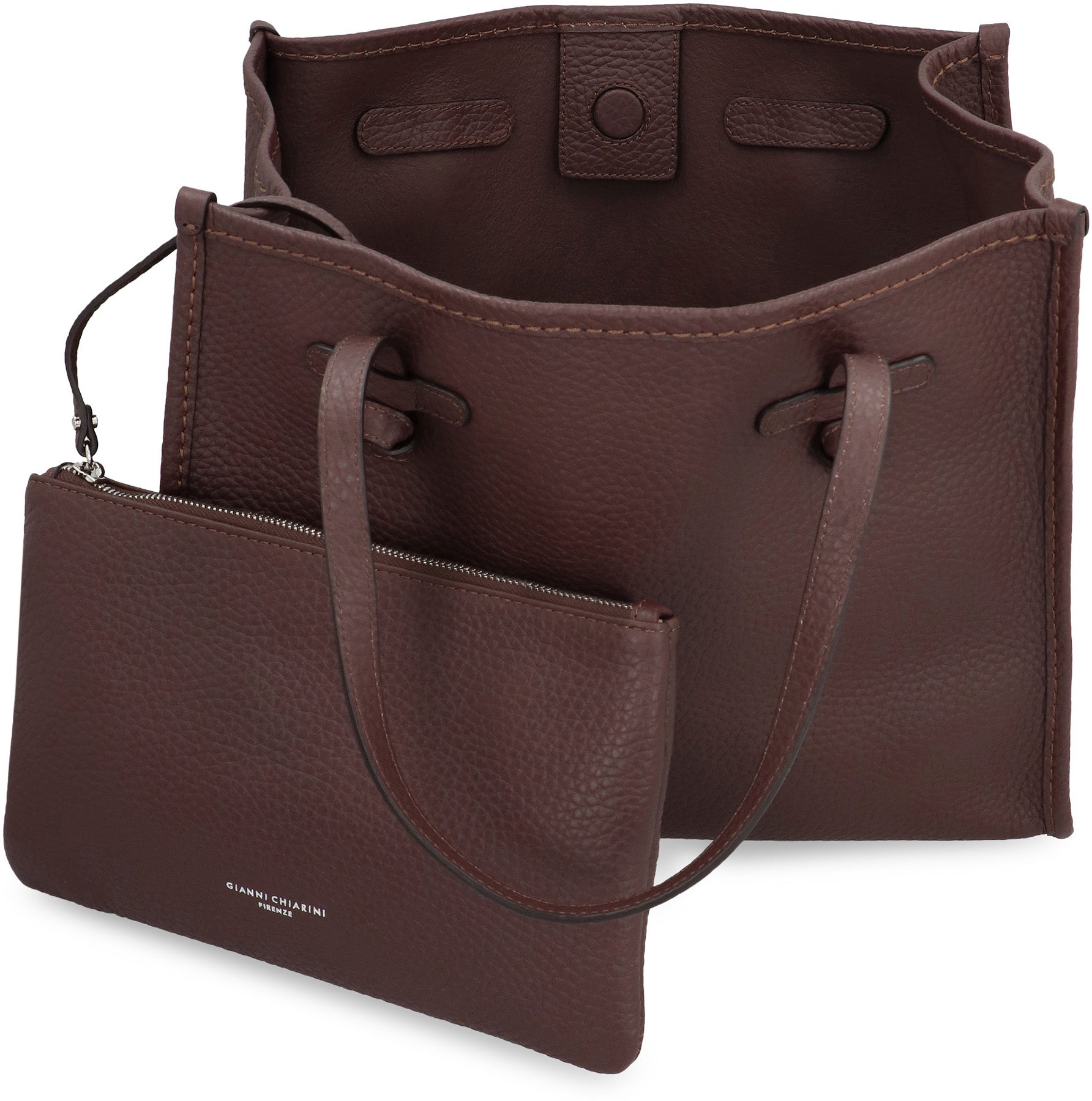 Marcella Smooth leather tote bag