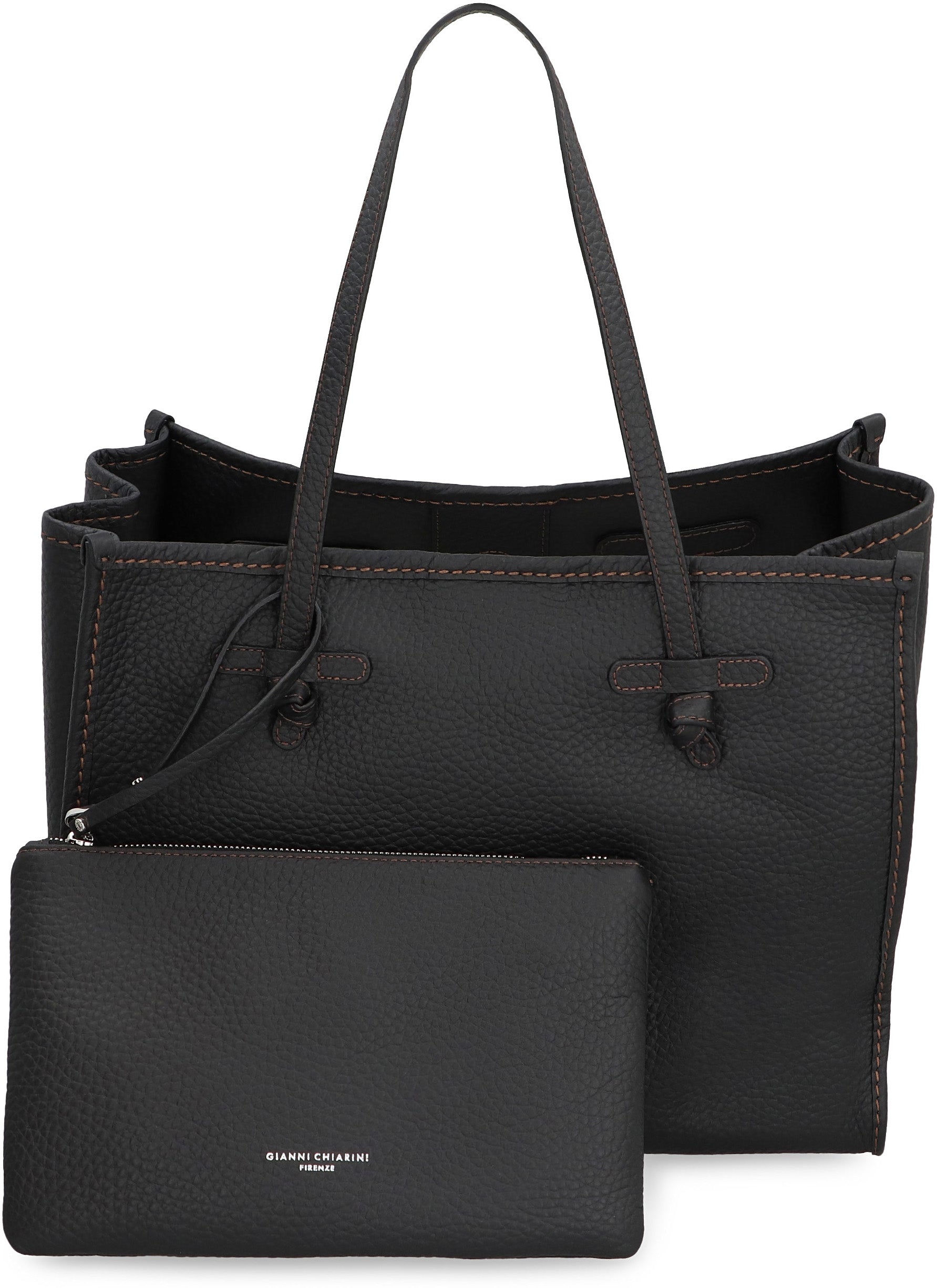 Marcella Smooth leather tote bag