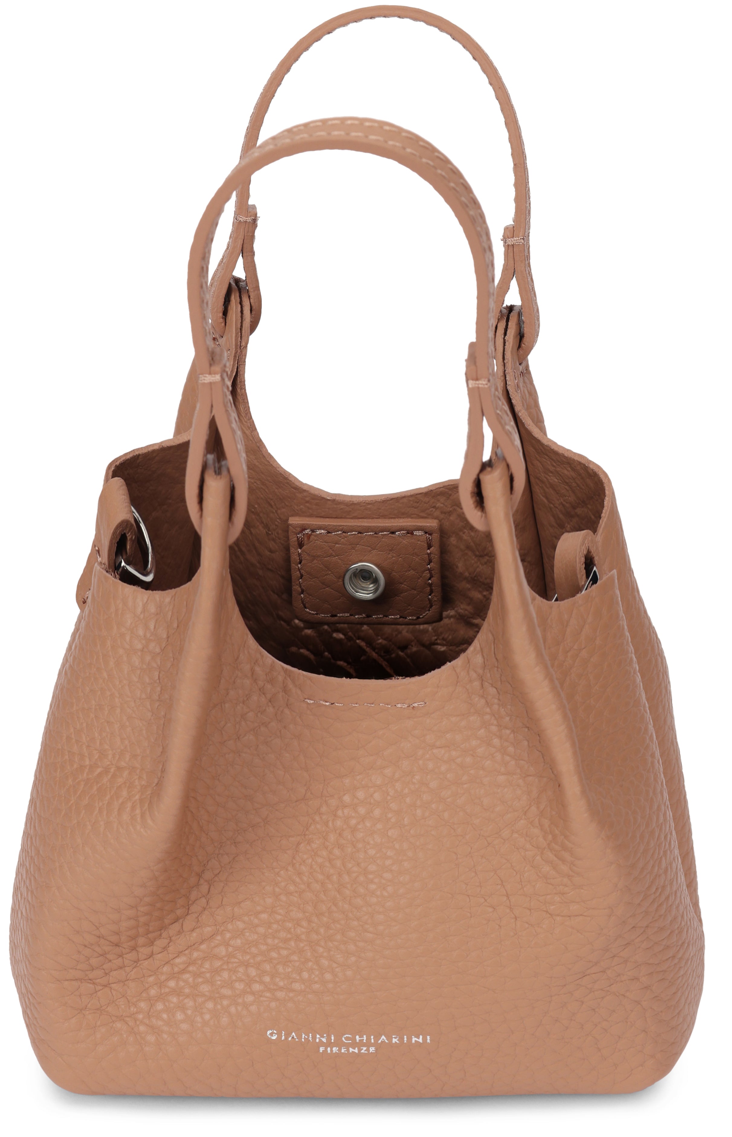 Dua bubble double leather handbag