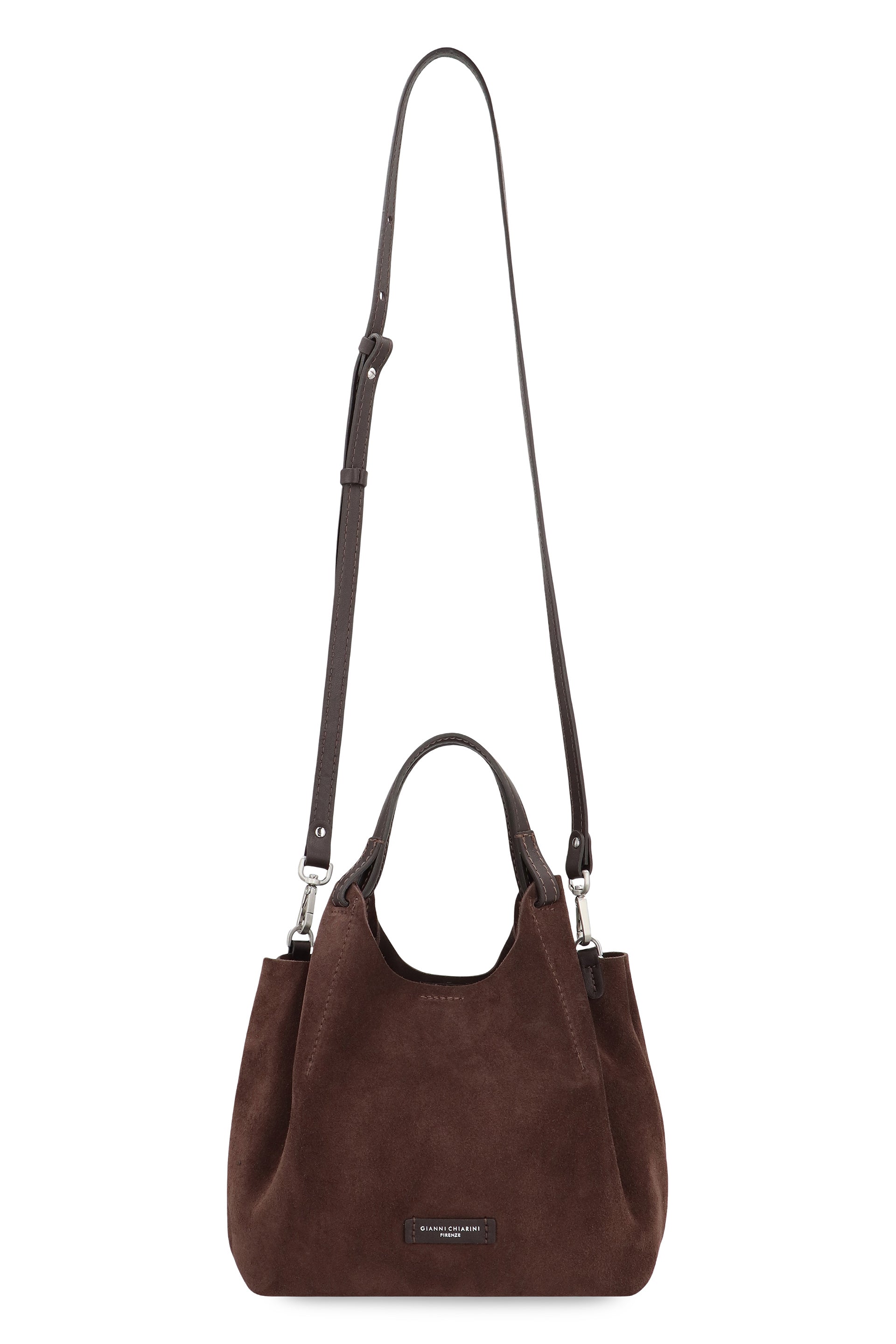Dua suede handbag