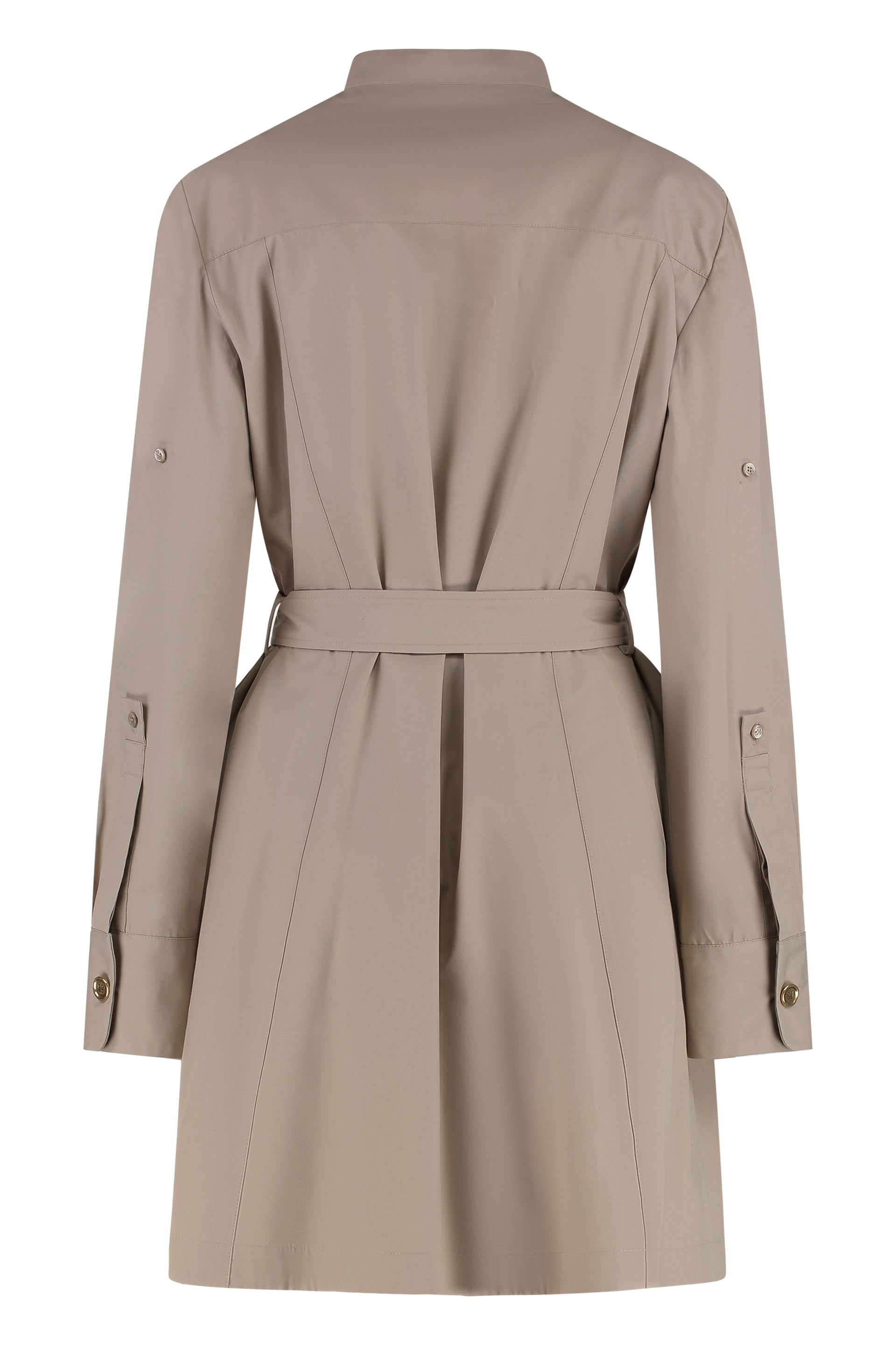 Safari poplin mini dress