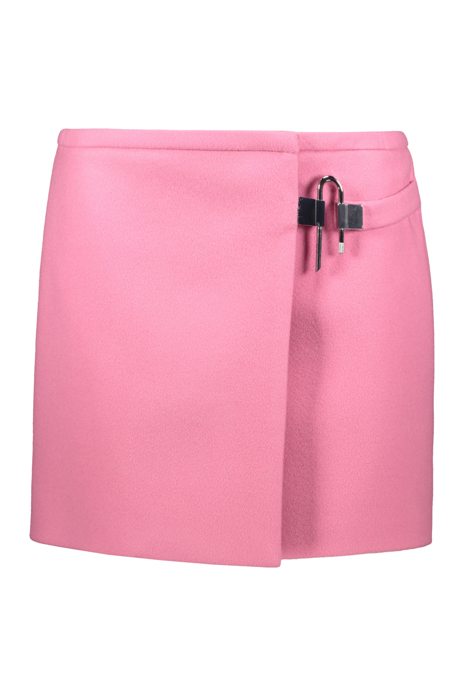 Wool mini skirt