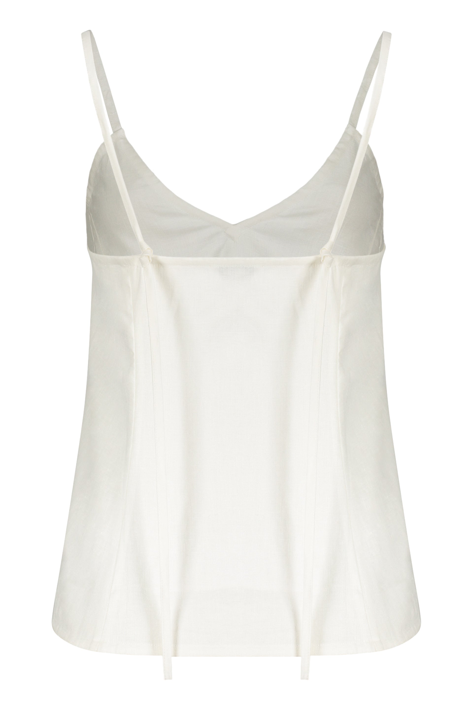 Linen blend tank top