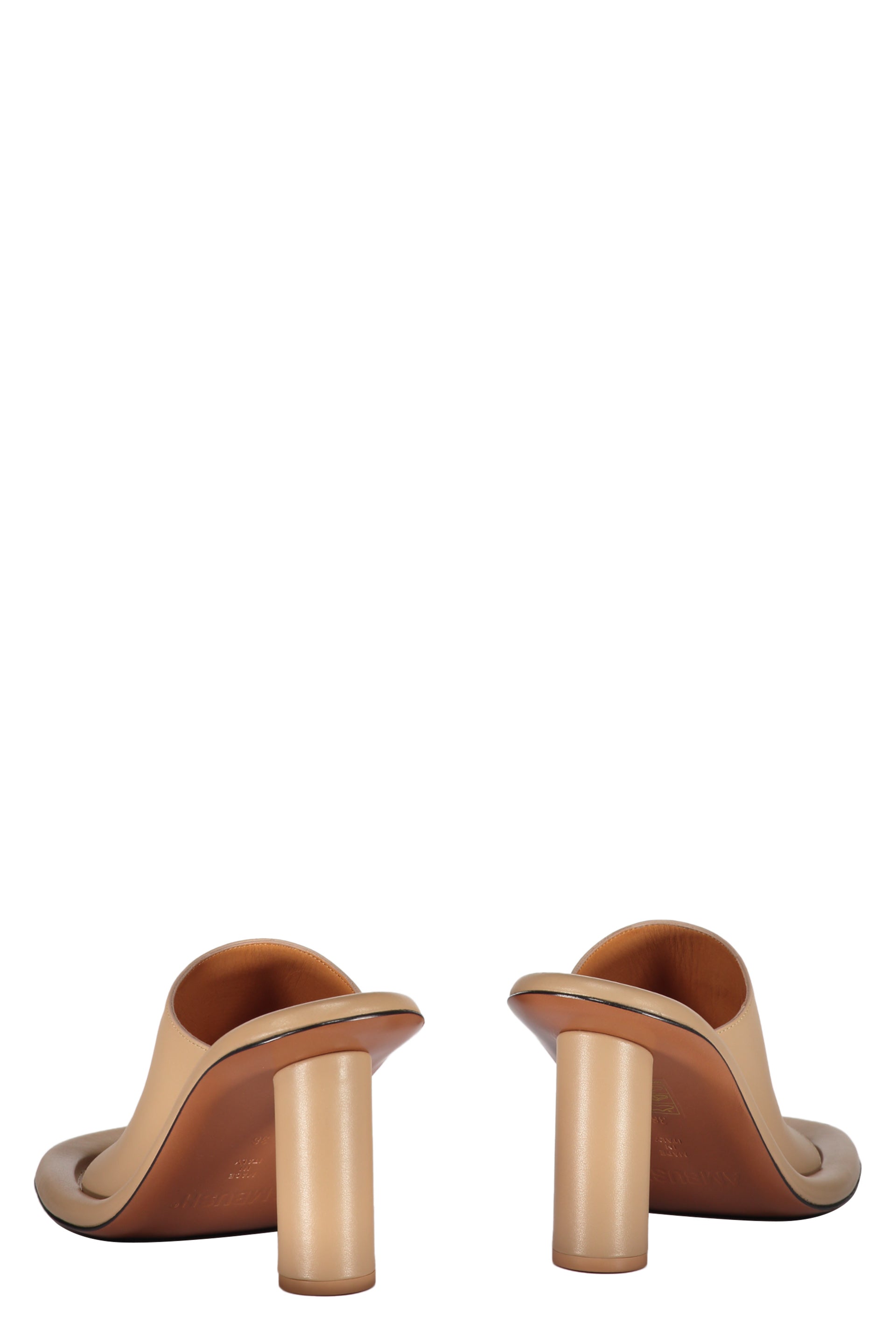 Leather mules