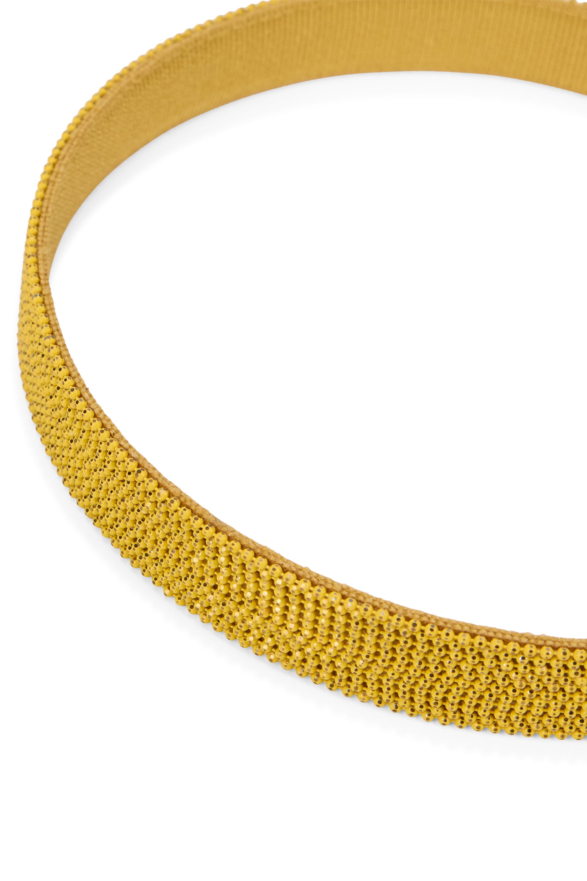 Elegant golden headband for any occasion.