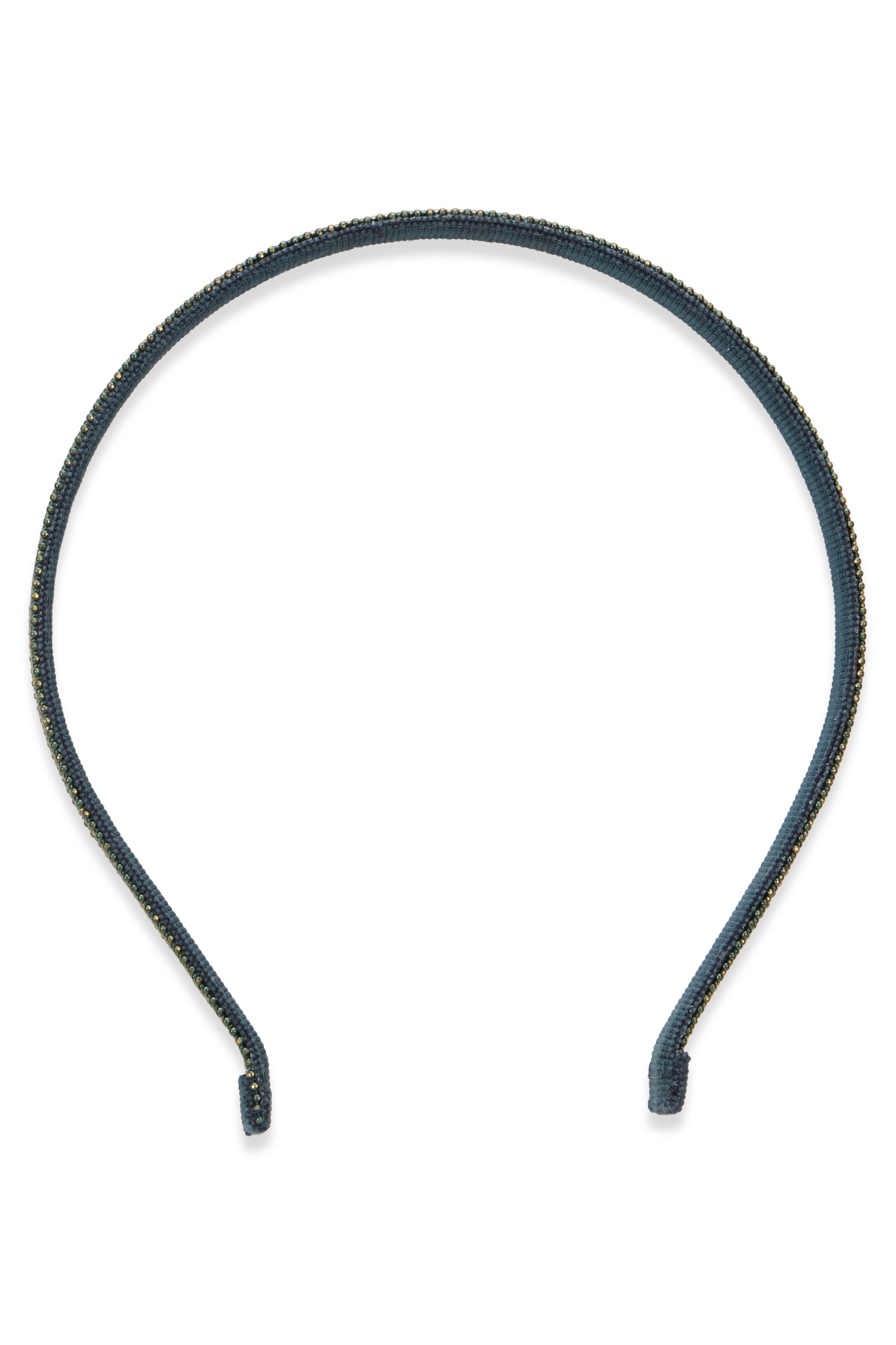 Elegant and versatile blue headband.