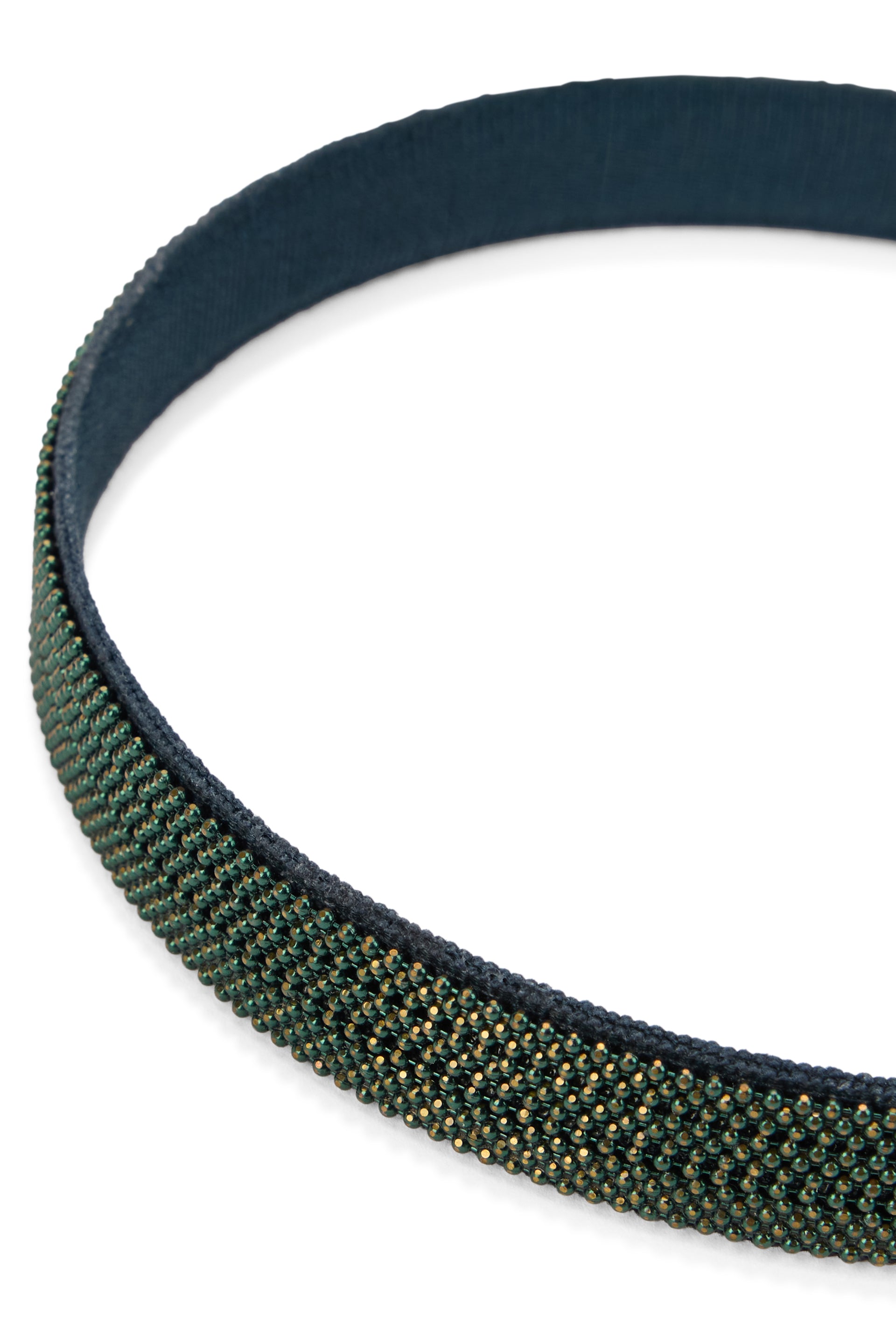 Elegant and versatile blue headband.