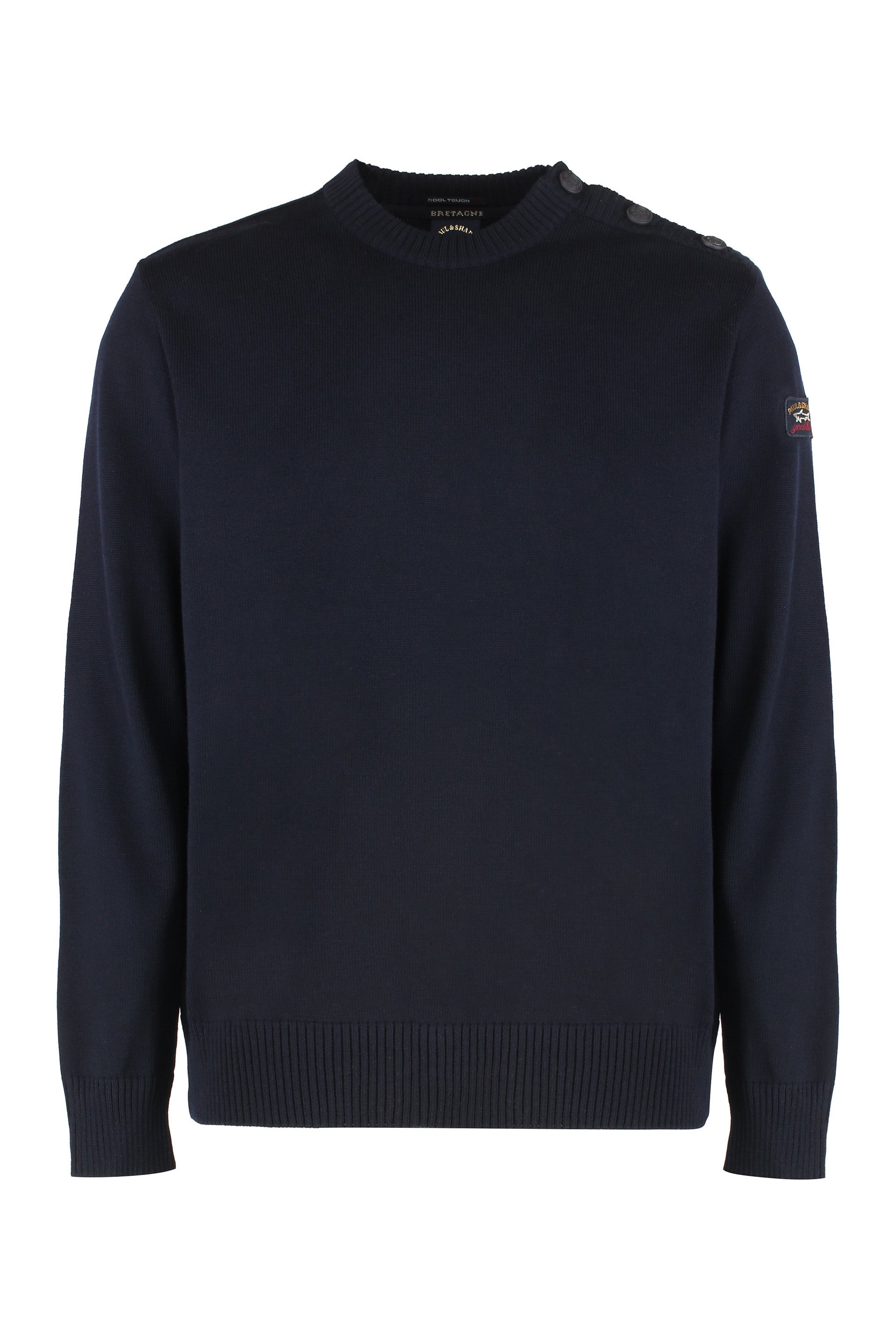 virgin wool crew-neck sweater