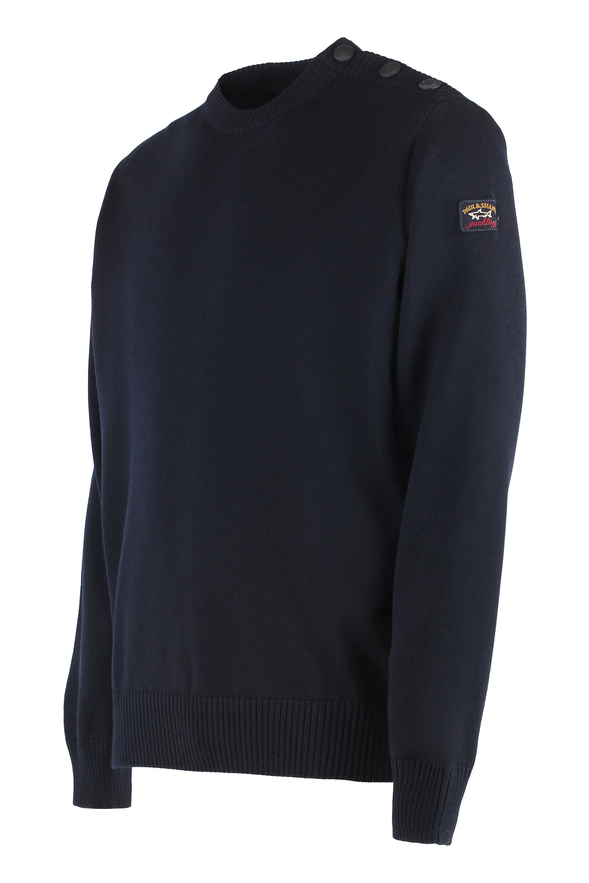 virgin wool crew-neck sweater
