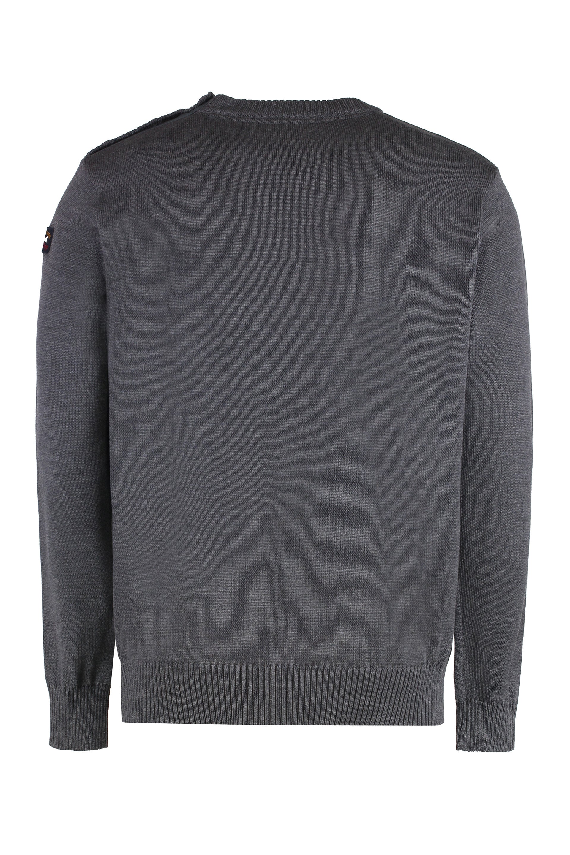 virgin wool crew-neck sweater