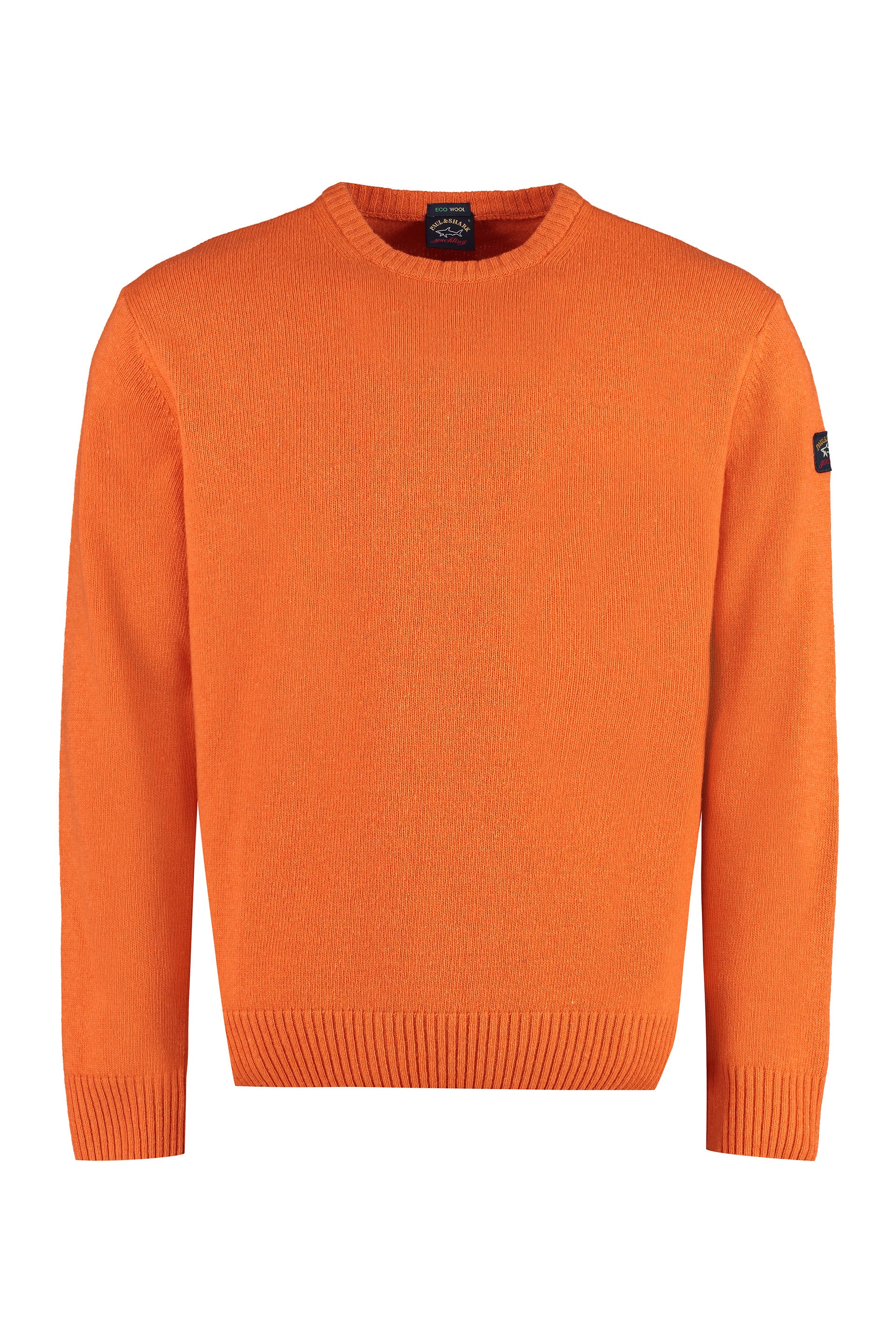 Wool-blend crew-neck sweater