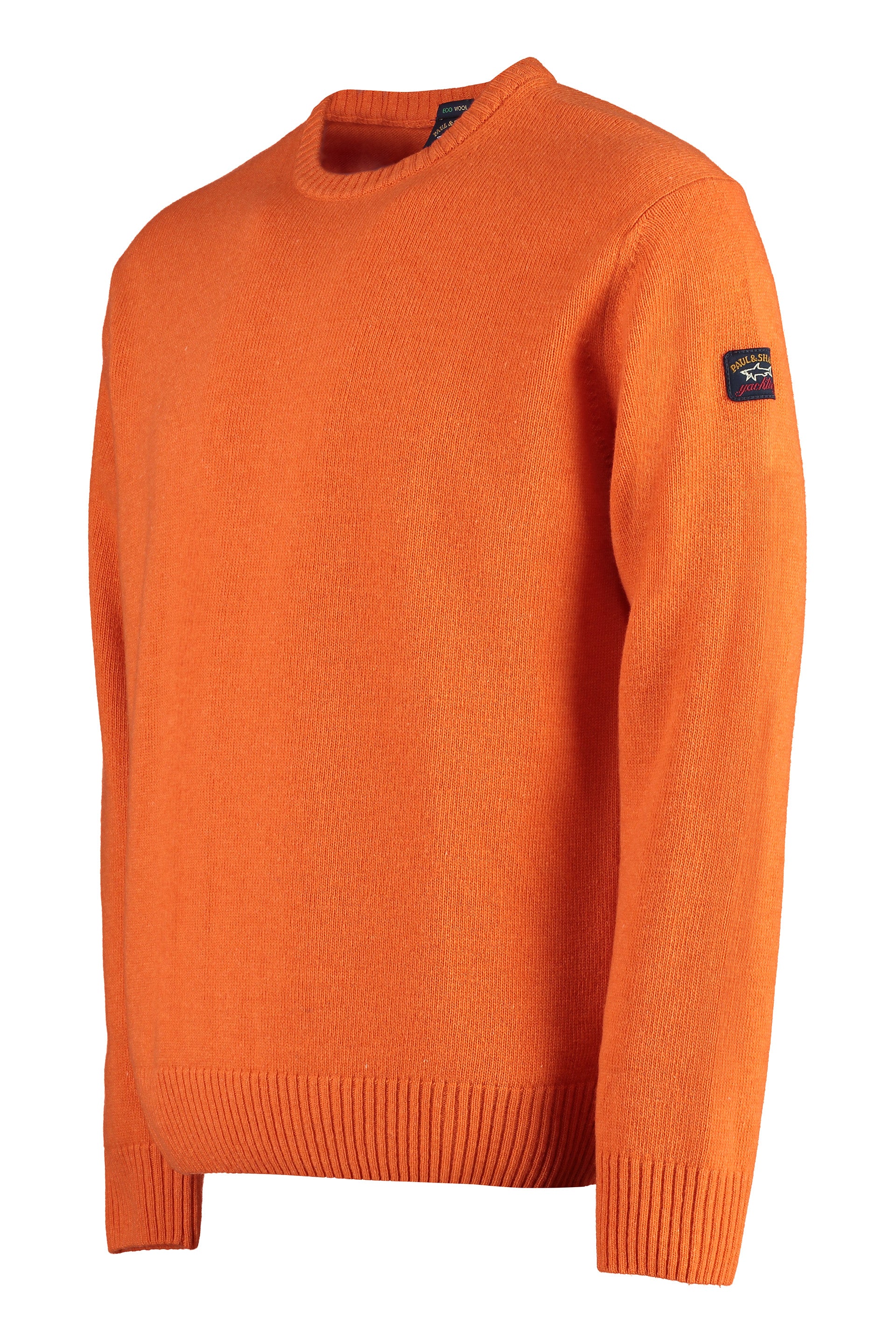 Wool-blend crew-neck sweater