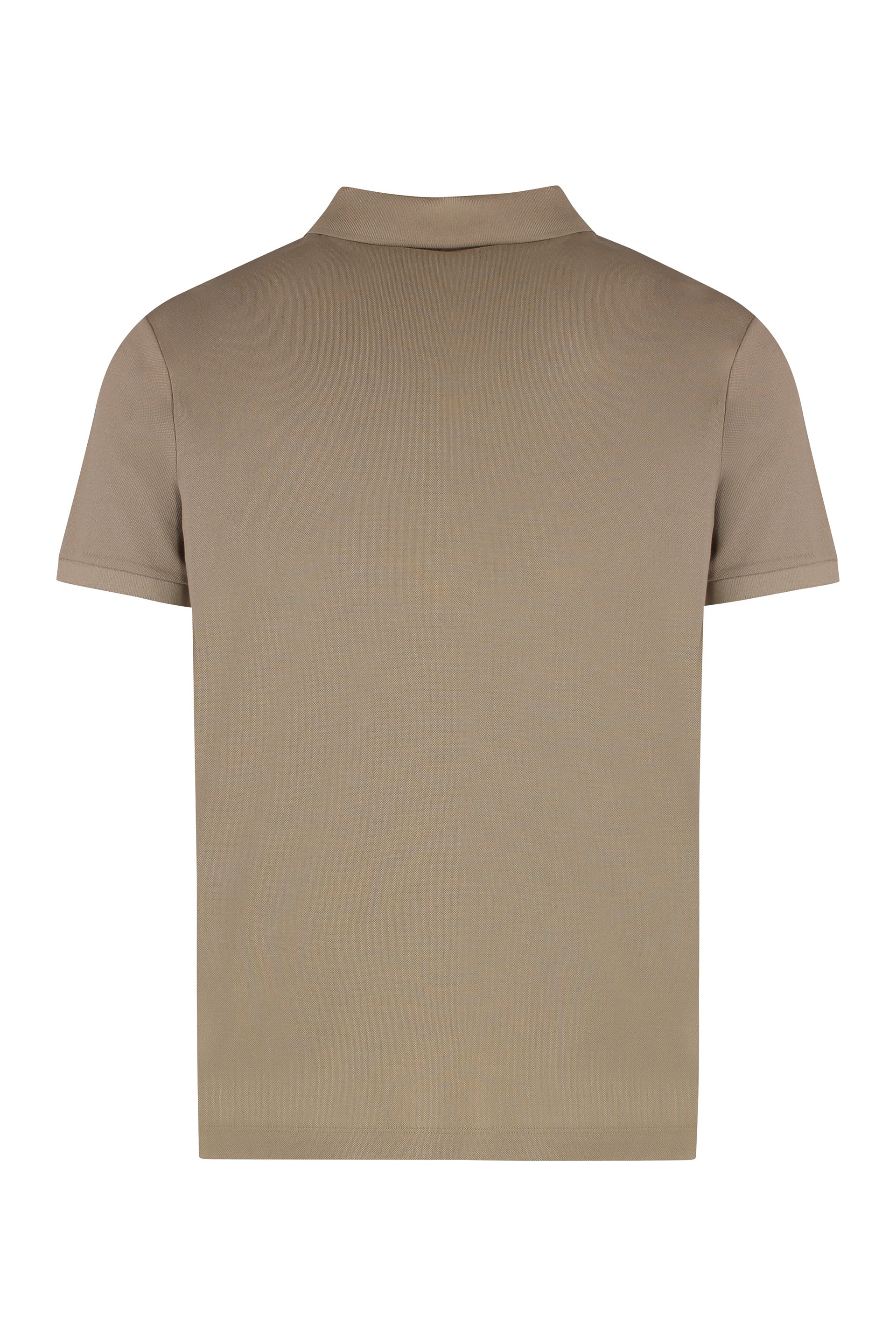 Cotton-piqué polo shirt