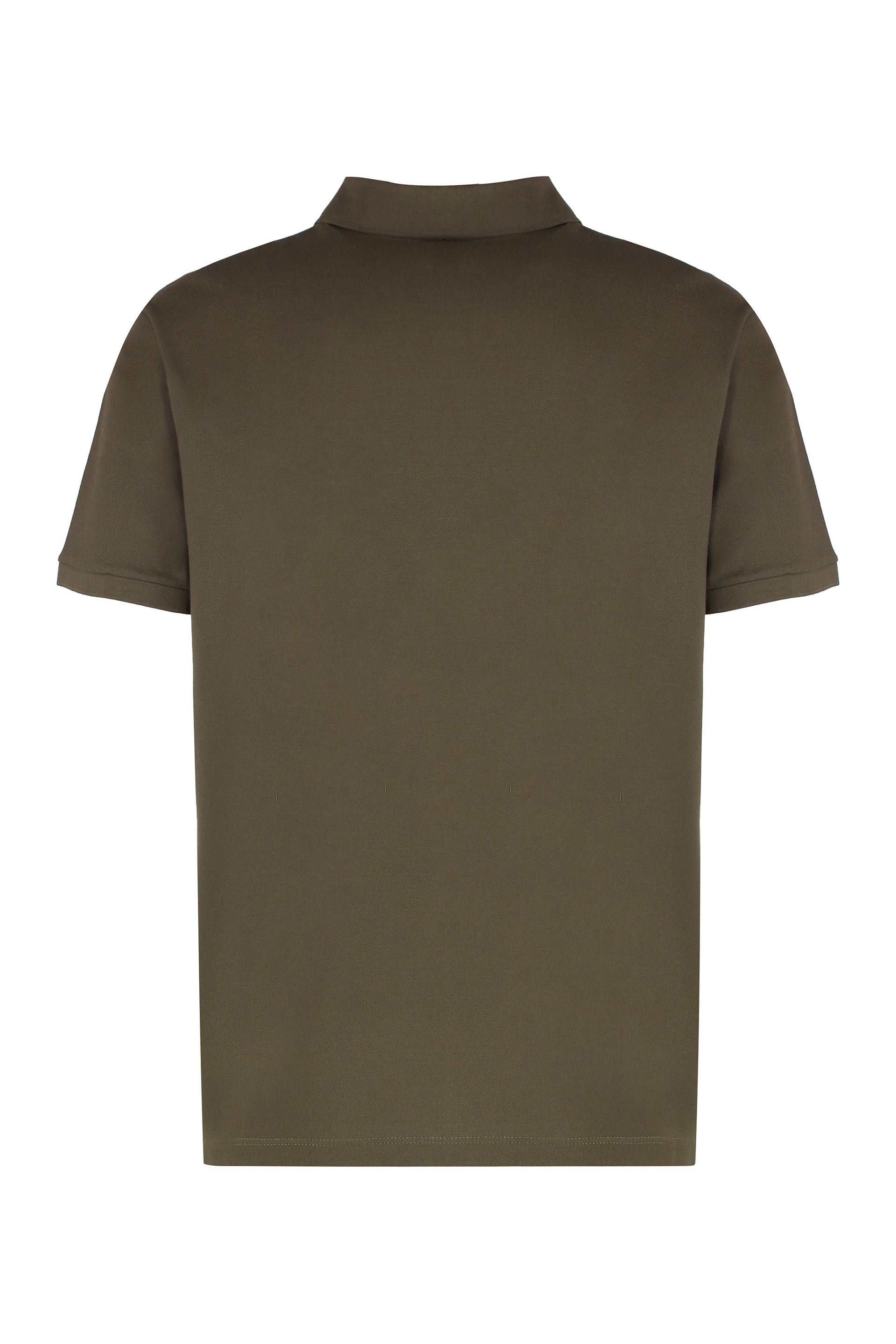 Cotton-piqué polo shirt