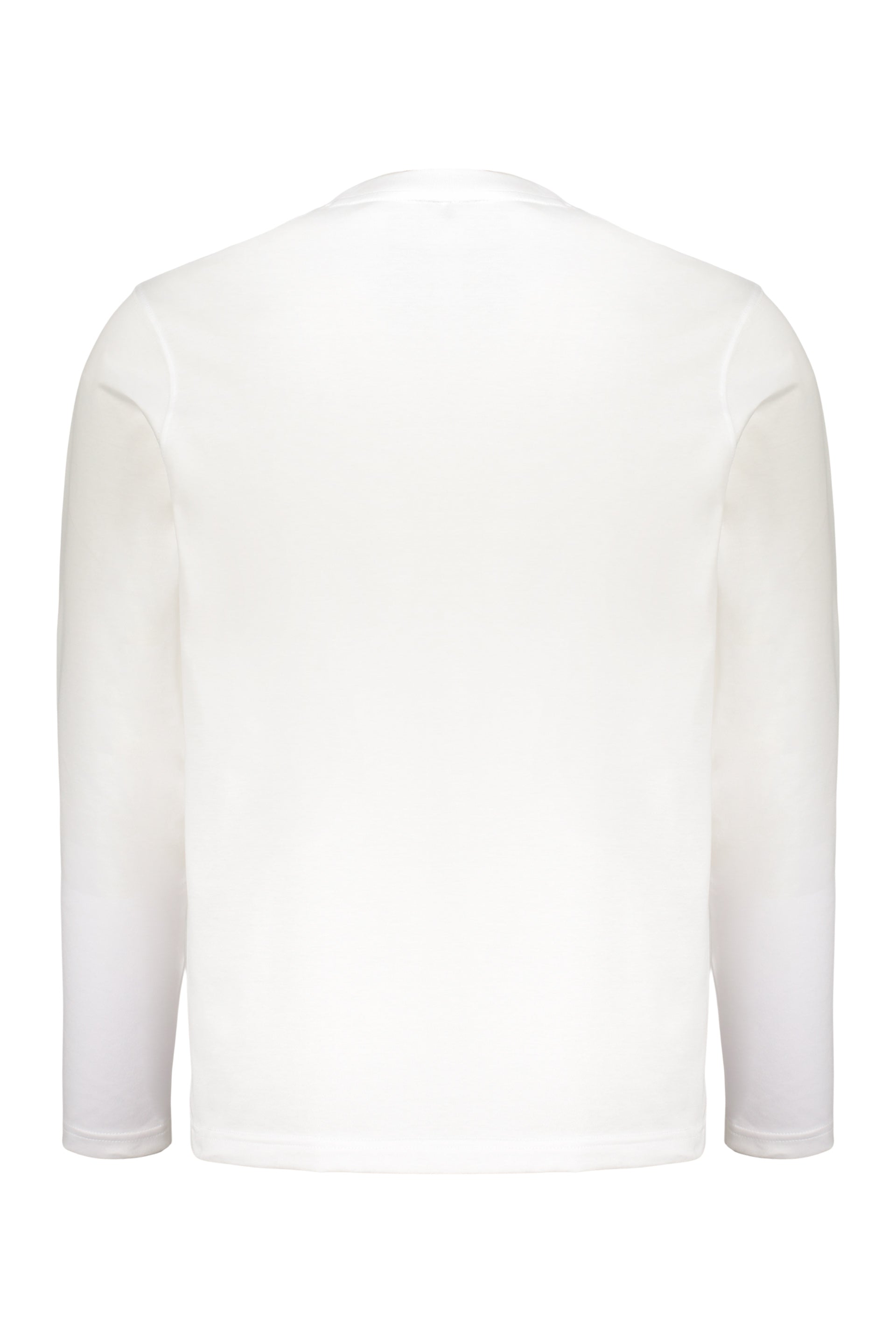 White long-sleeve versatile T-shirt