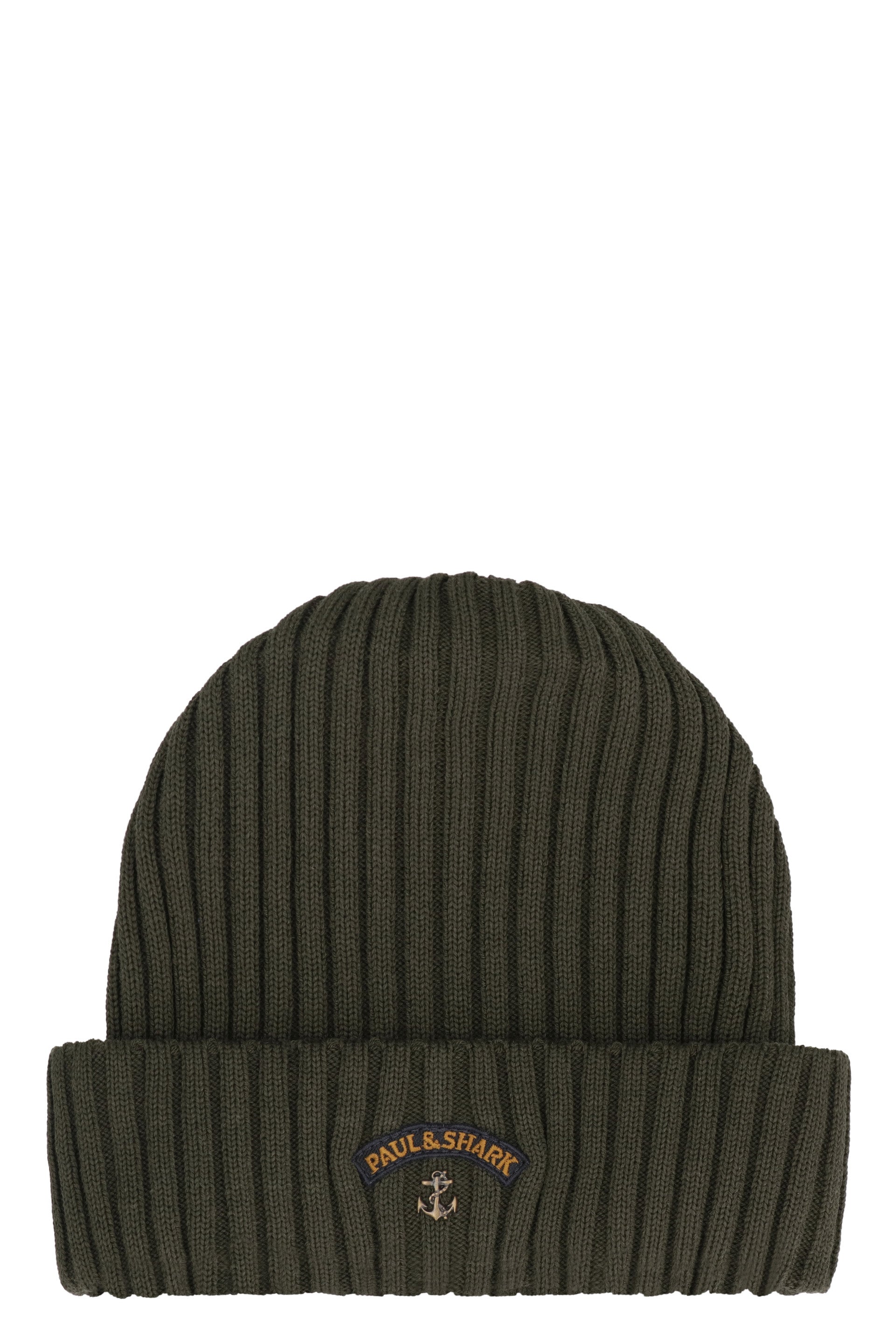 Ribbed wool beanie