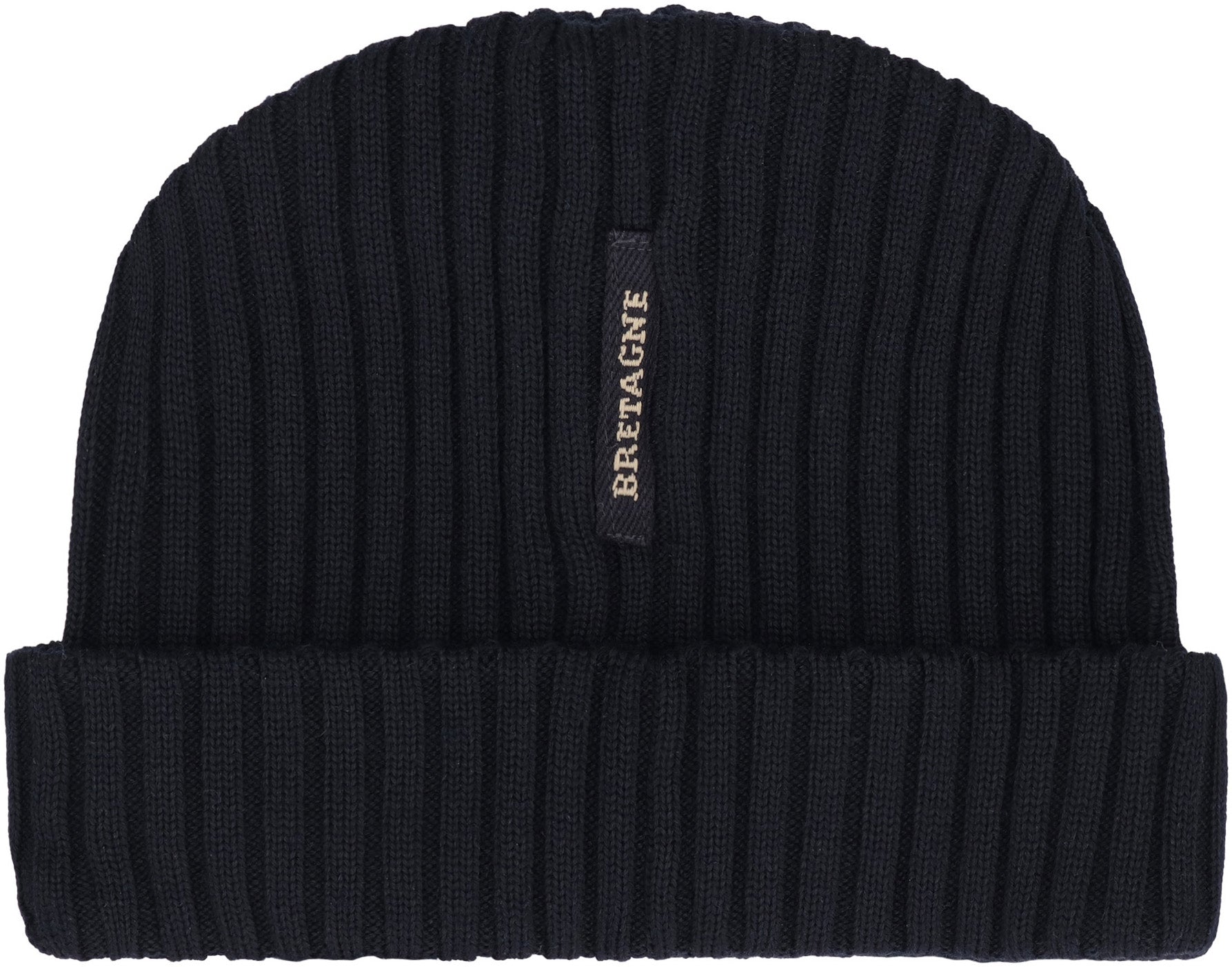 Ribbed wool beanie