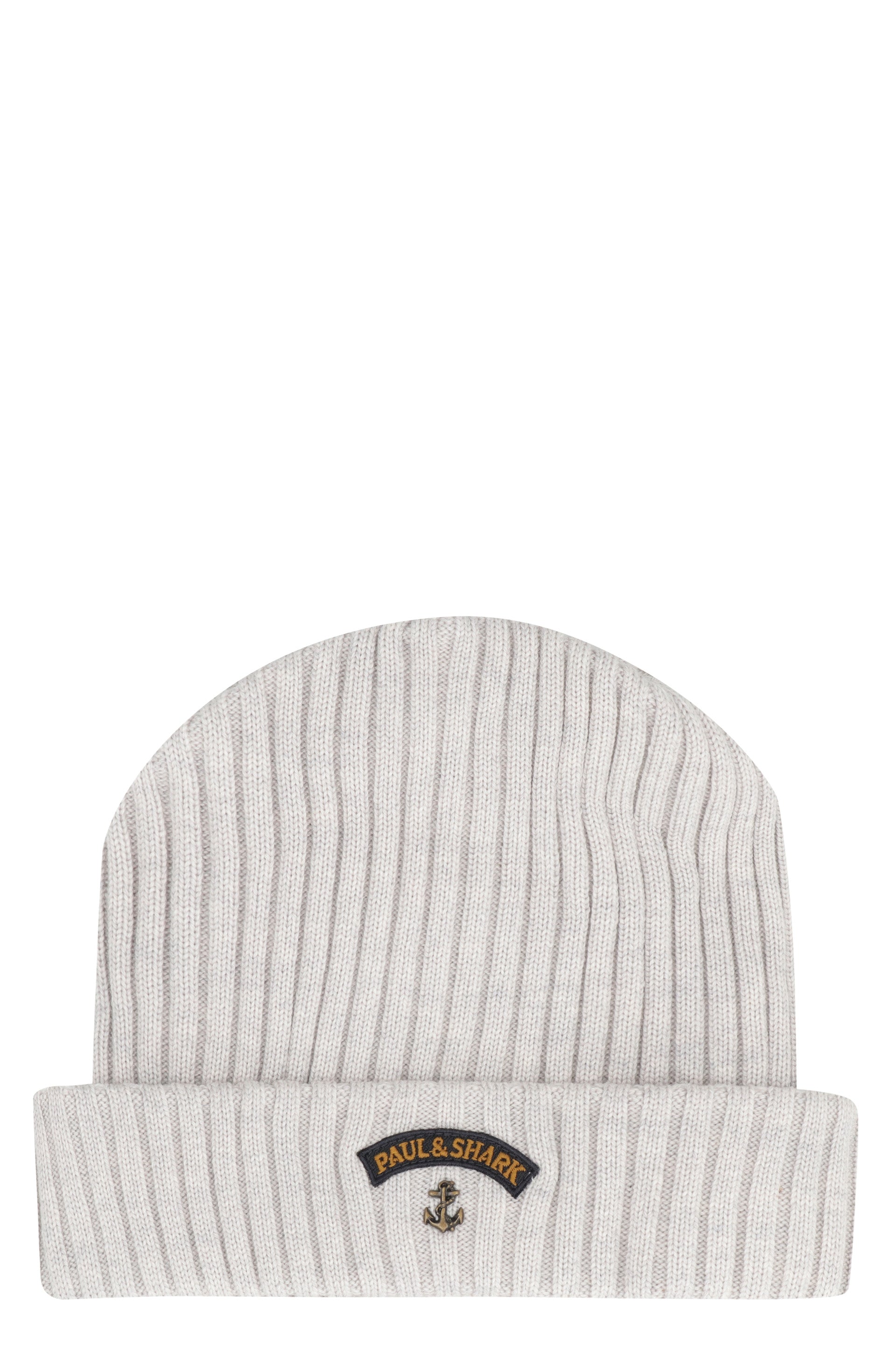 Ribbed wool beanie