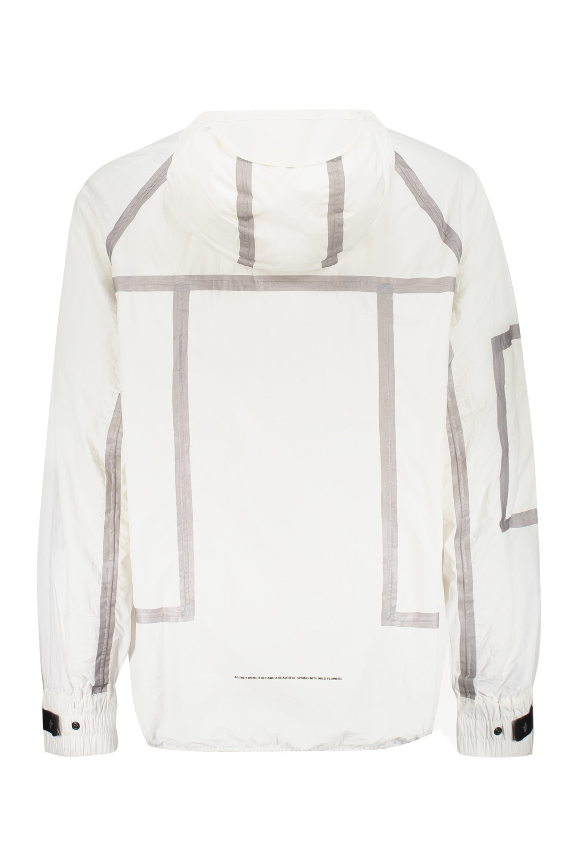 Hooded nylon jacket