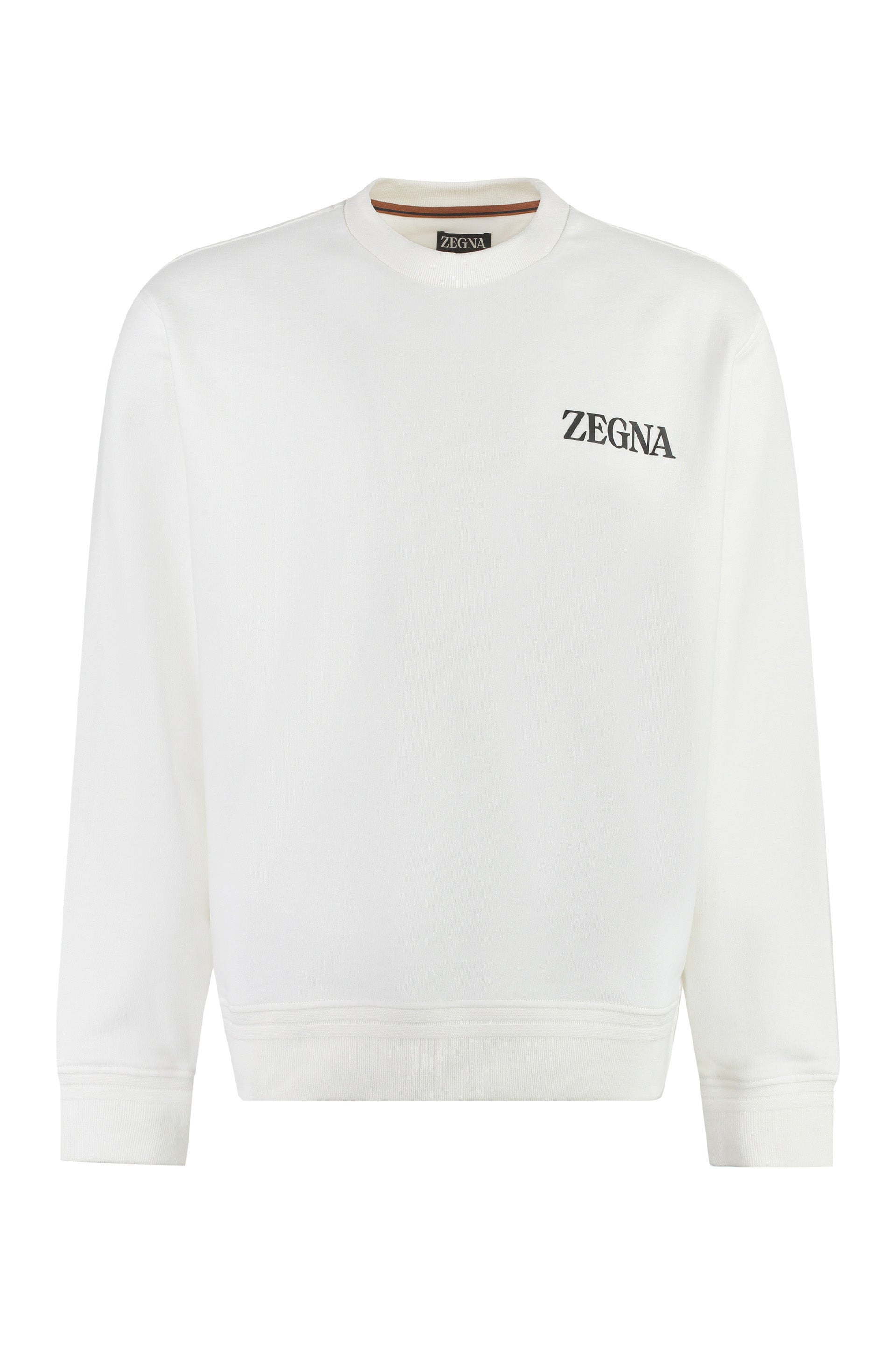 Cotton crew-neck sweatshirt