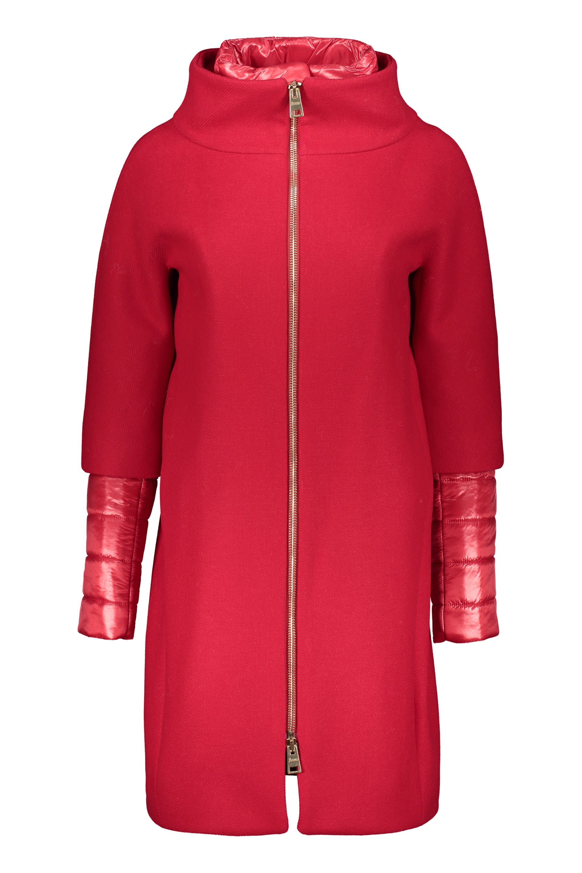 Red elegant coat for any occasion