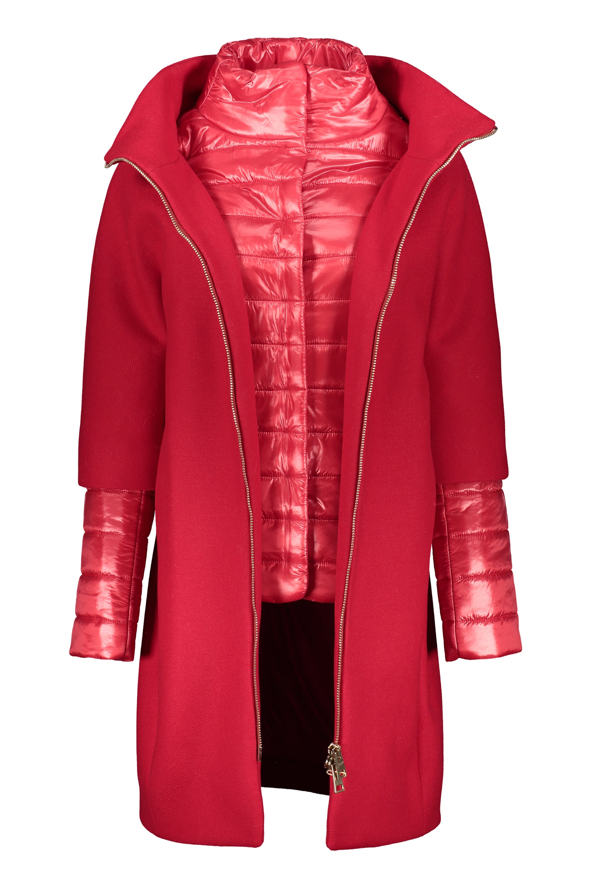 Red elegant coat for any occasion