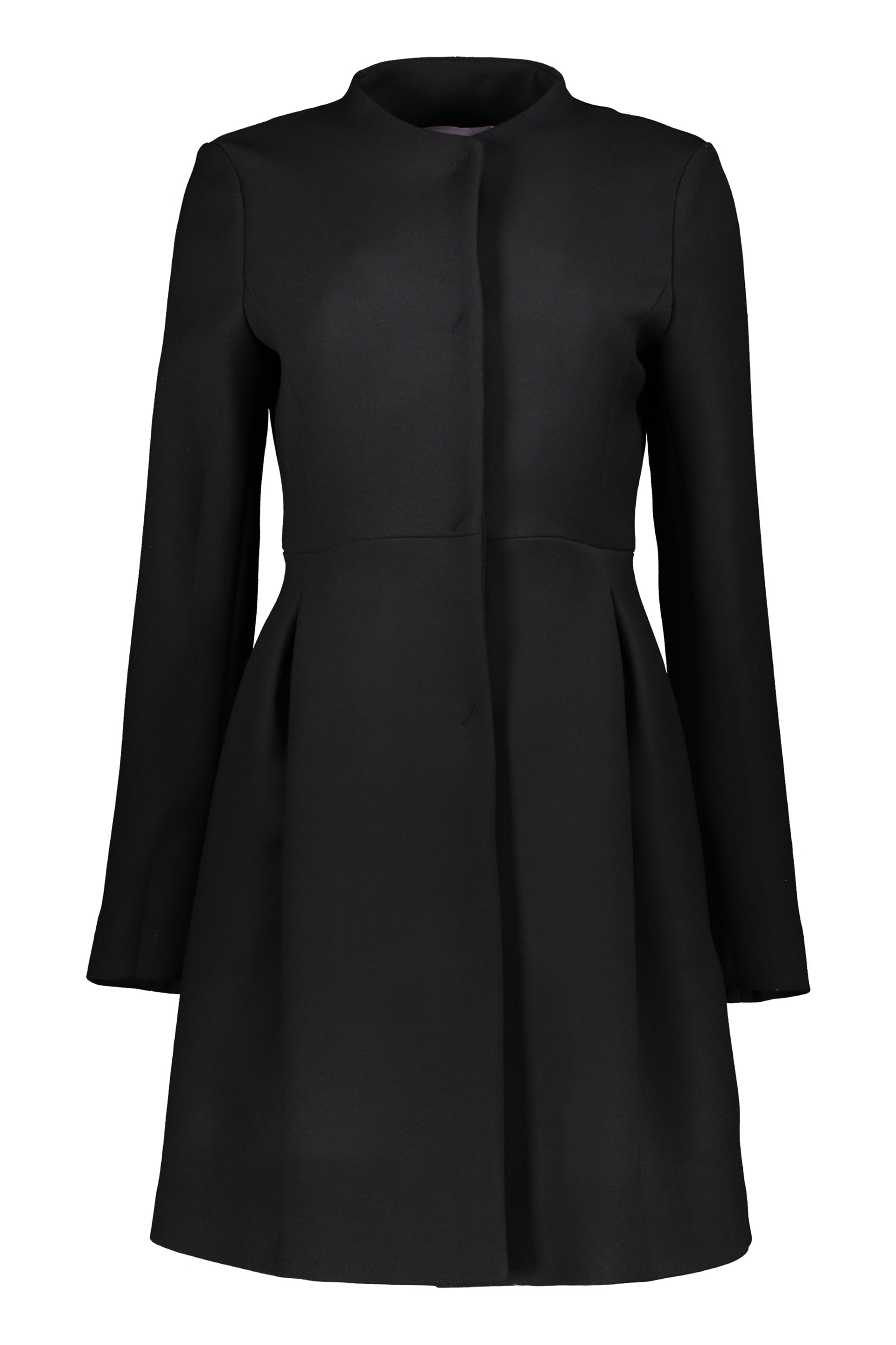 Coat in virgin wool