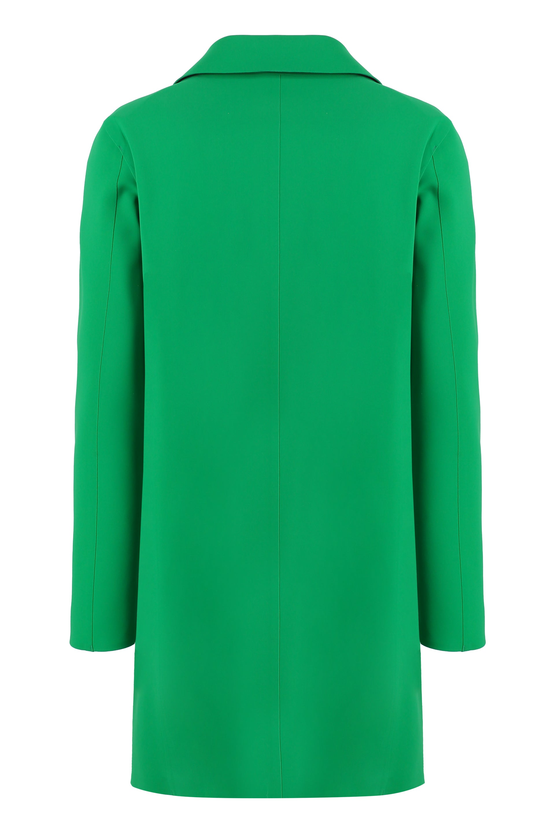 Single-breasted cotton blazer