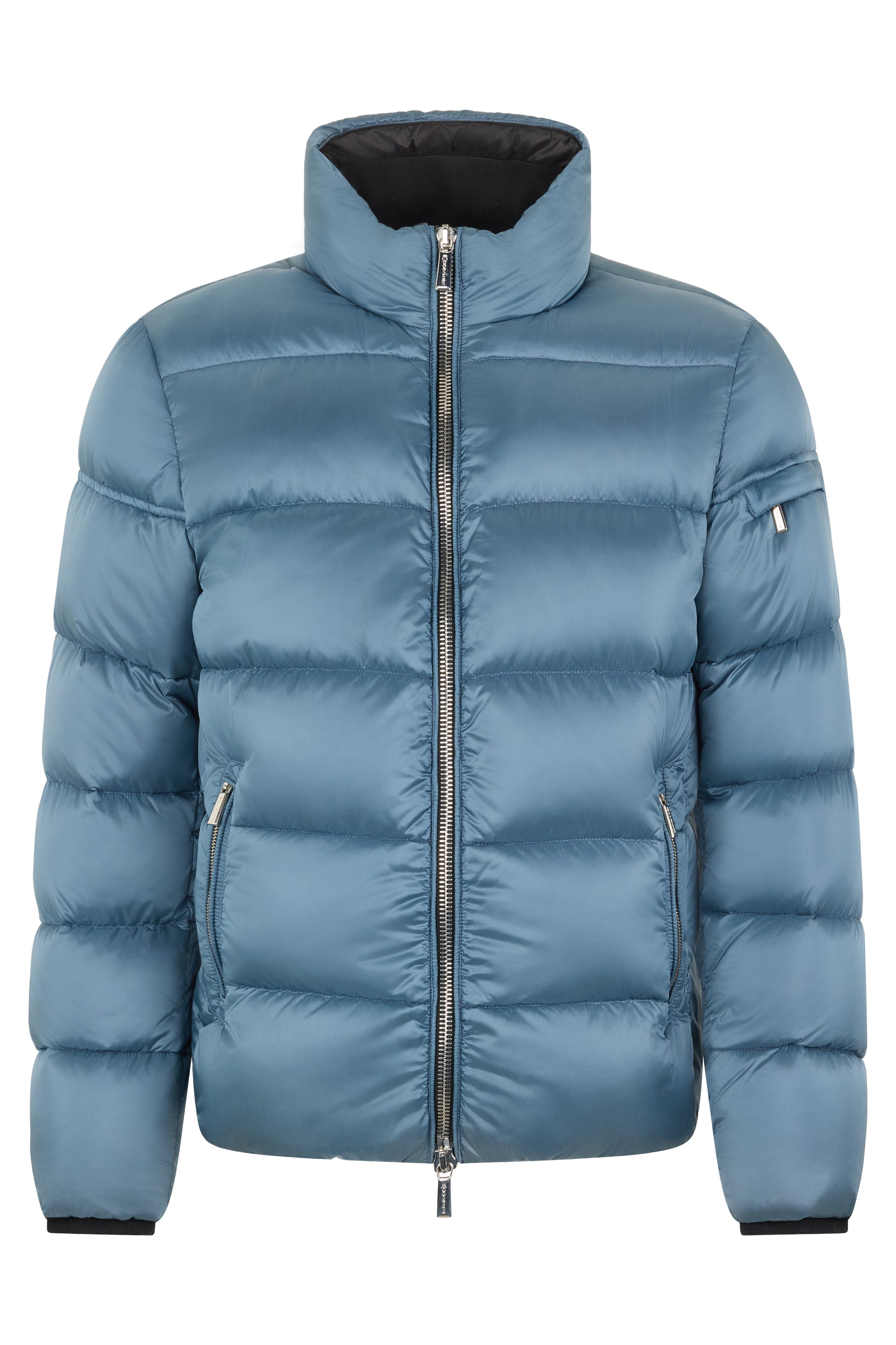 Perfect blue padded jacket for the winter season