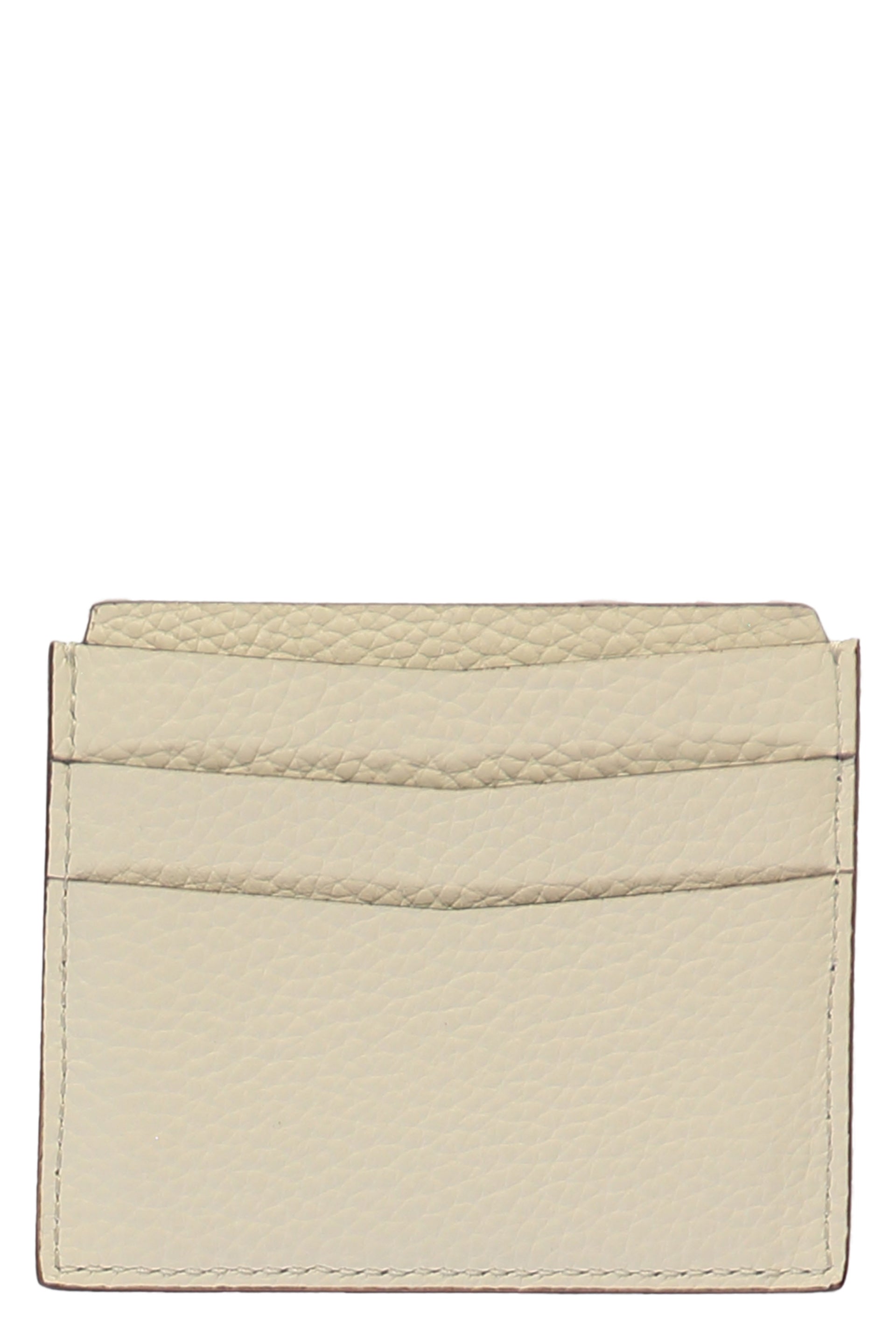 6CC logo detail leather card holder