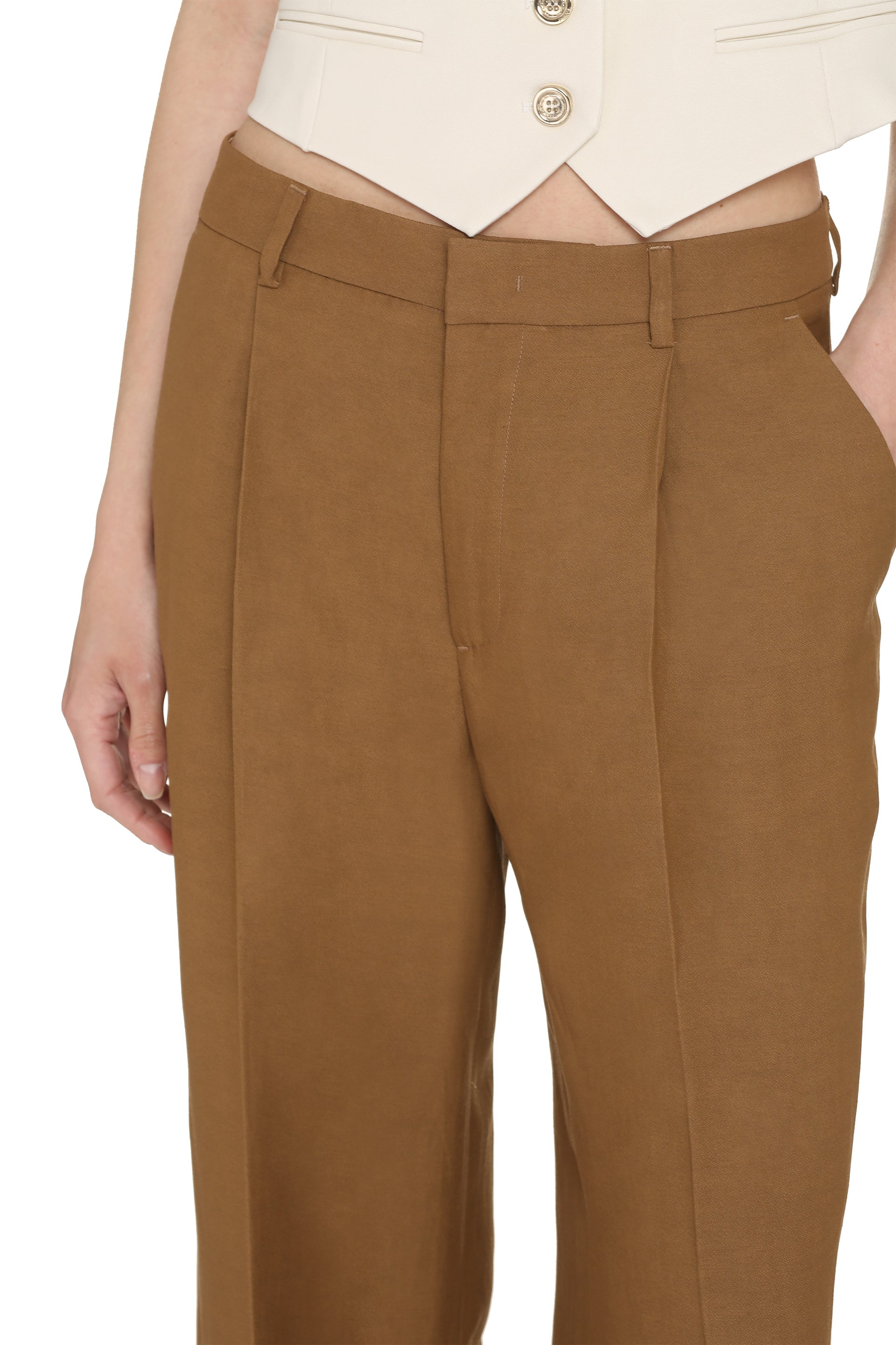 Straight-leg trousers