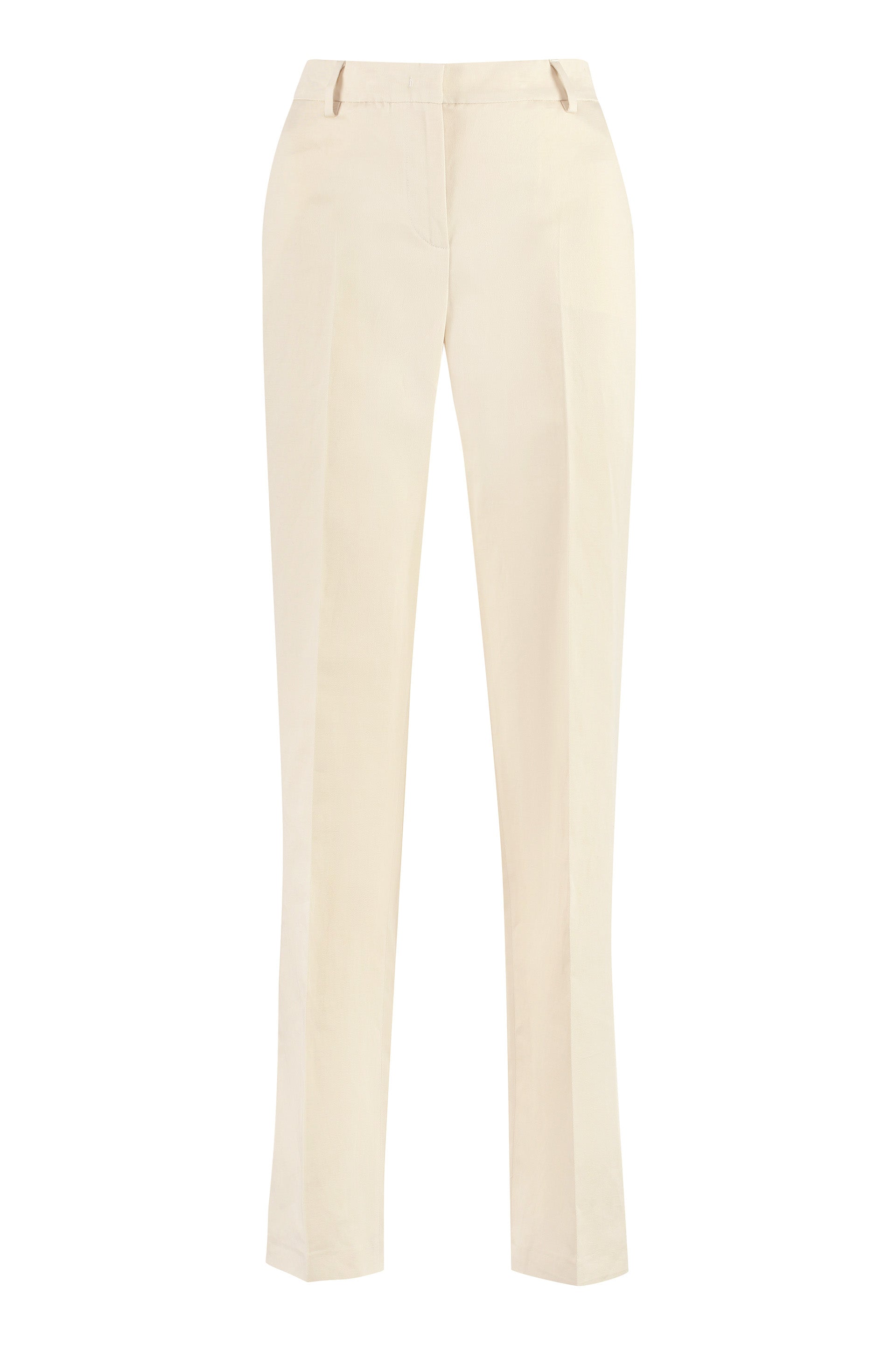 Ambra cotton-linen trousers