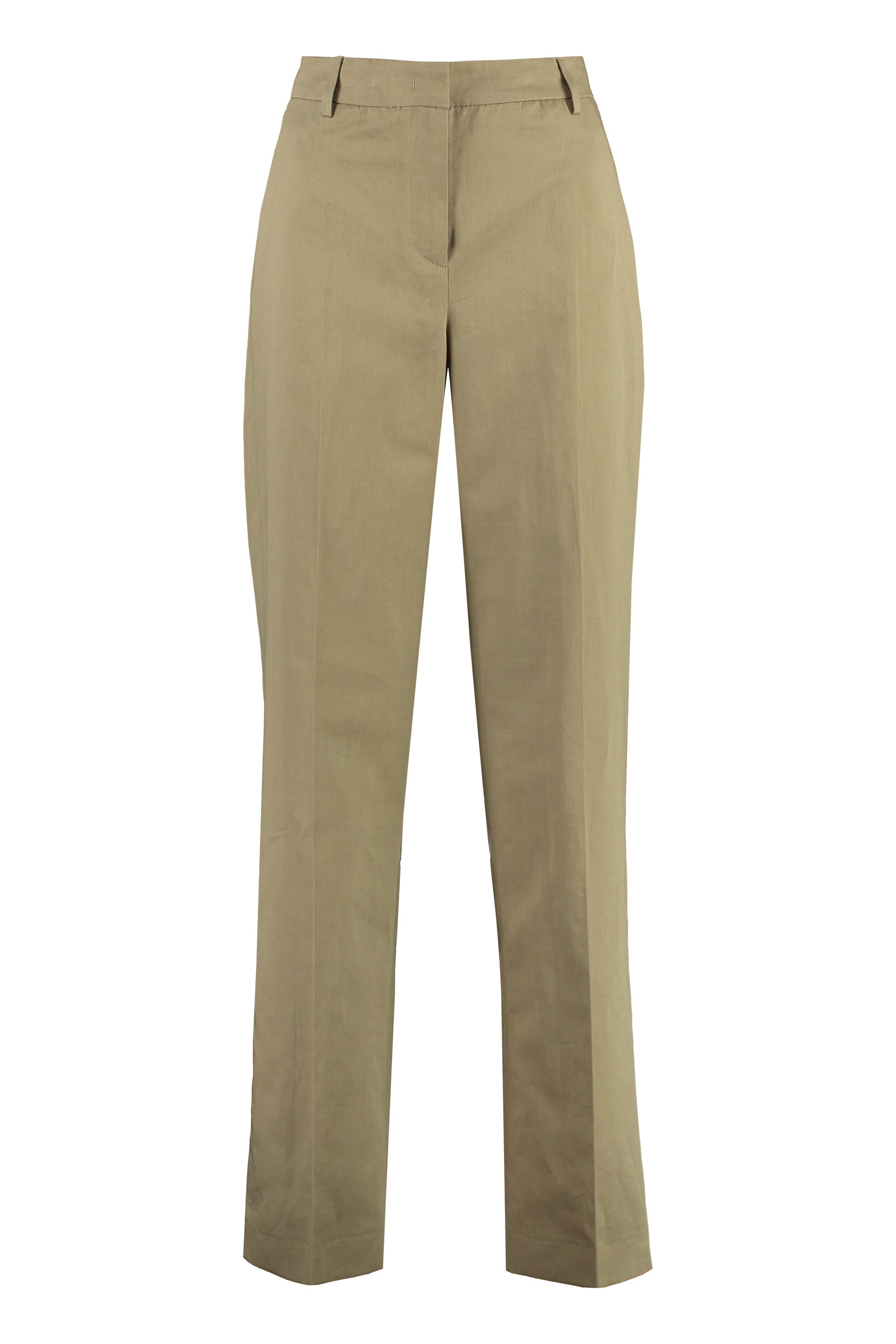 Ambra cotton-linen trousers