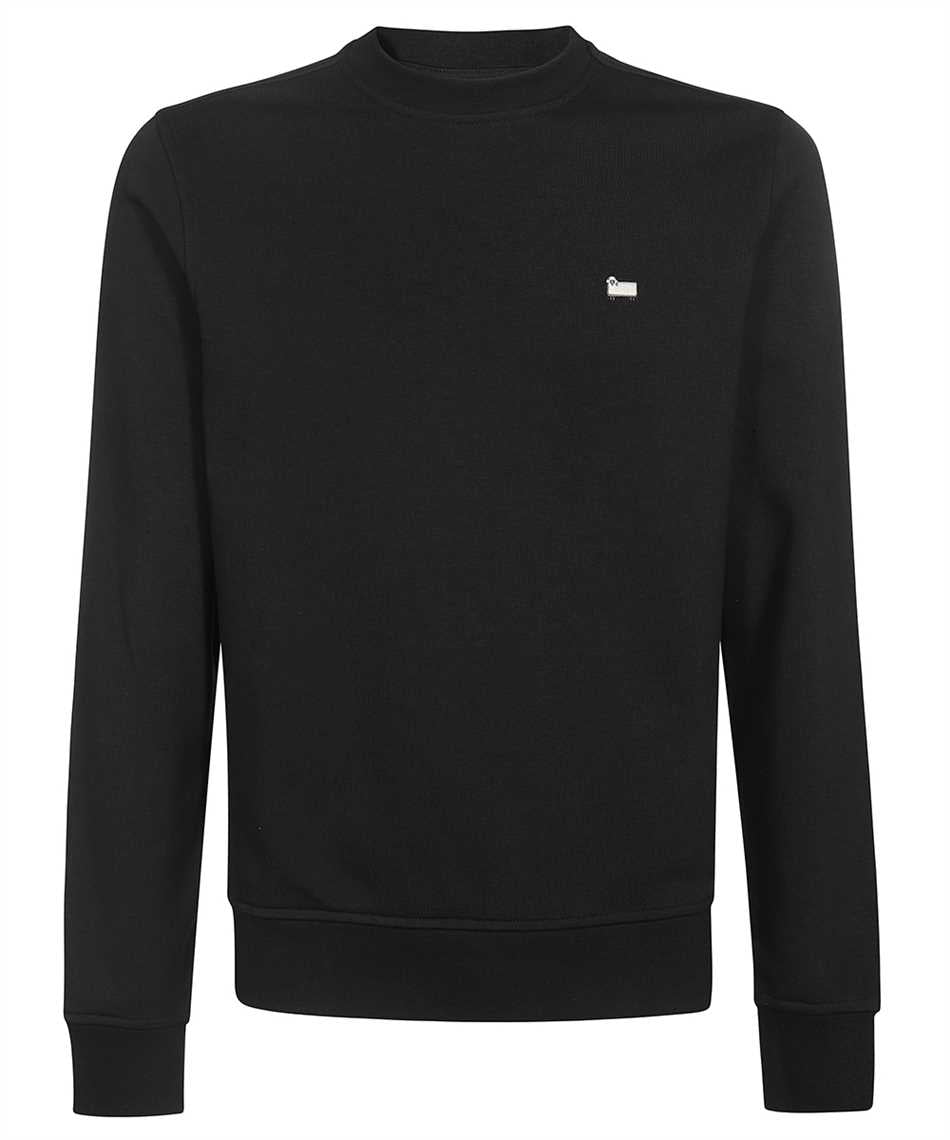 Embroidered logo crew-neck sweatshirt