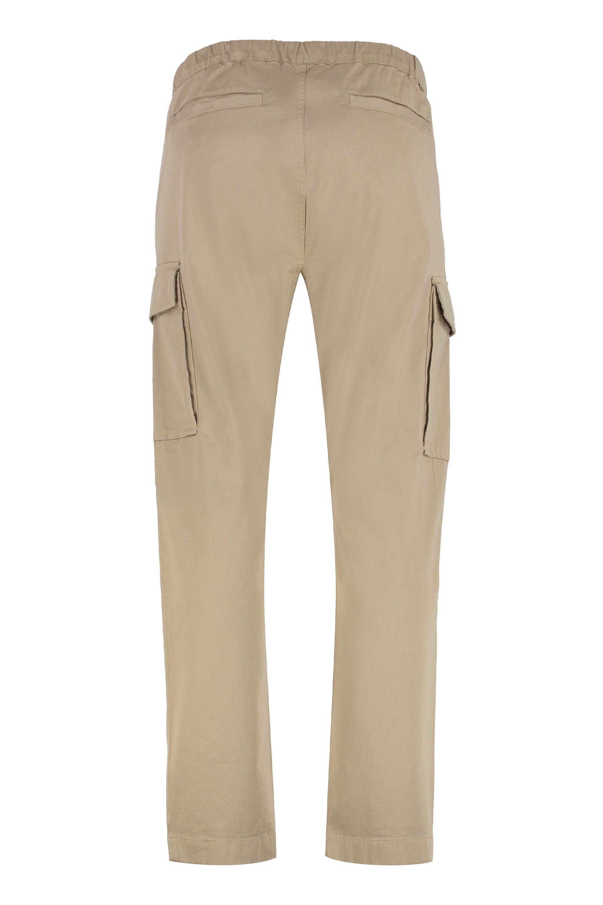 Belted Cotton cargo-trousers