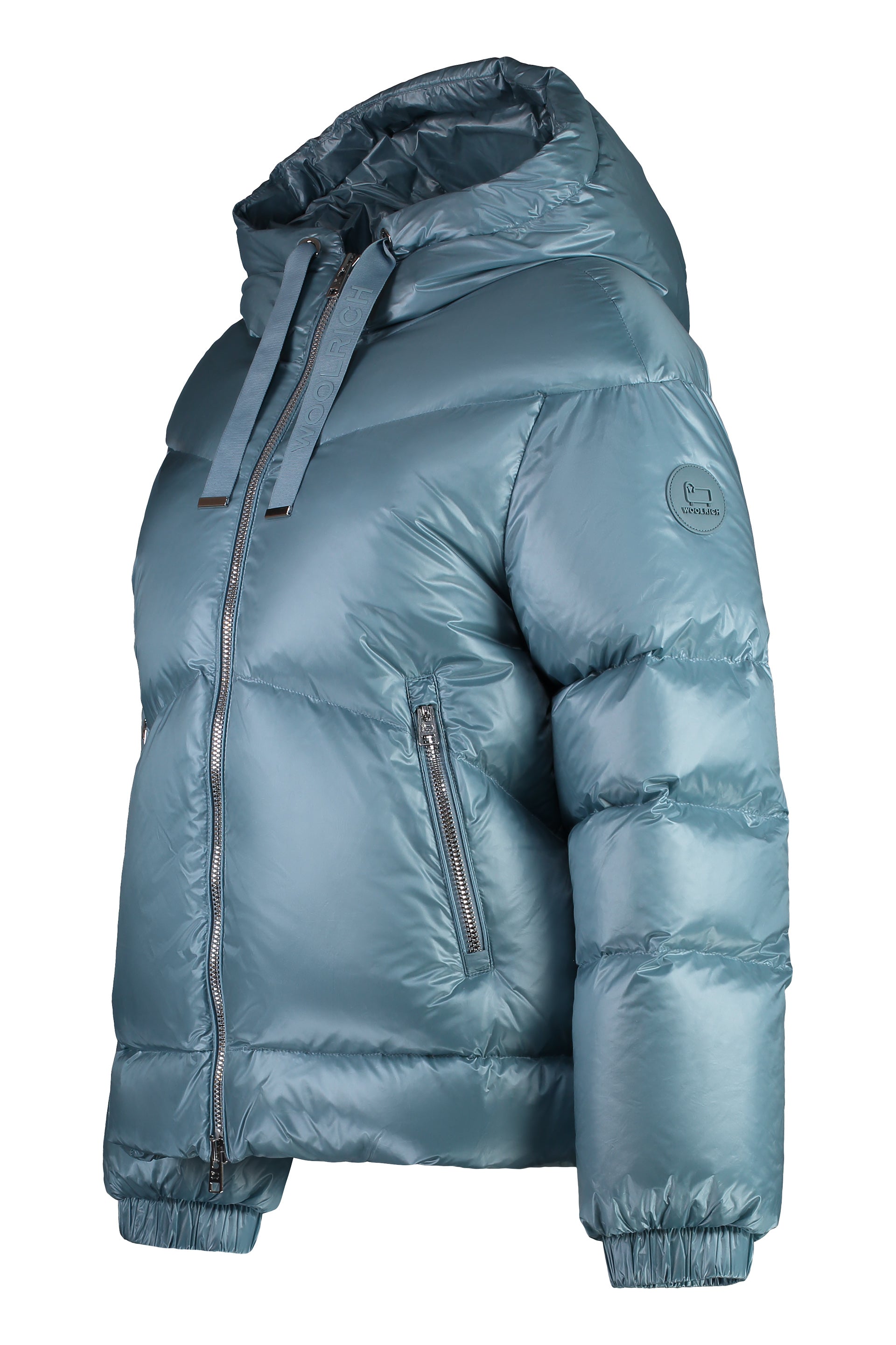 Aliquippa Glossy nylon down jacket