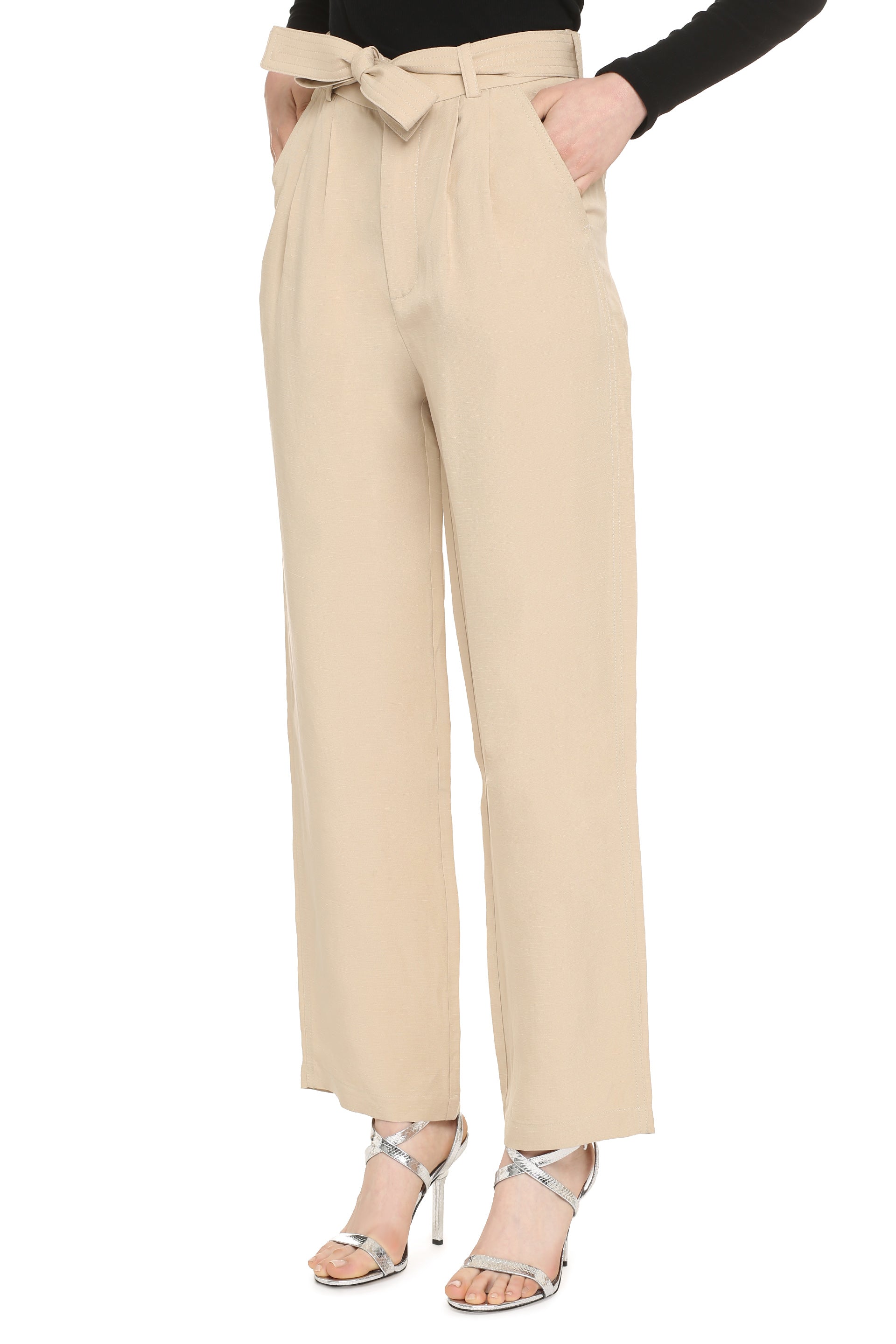 High-rise trousers