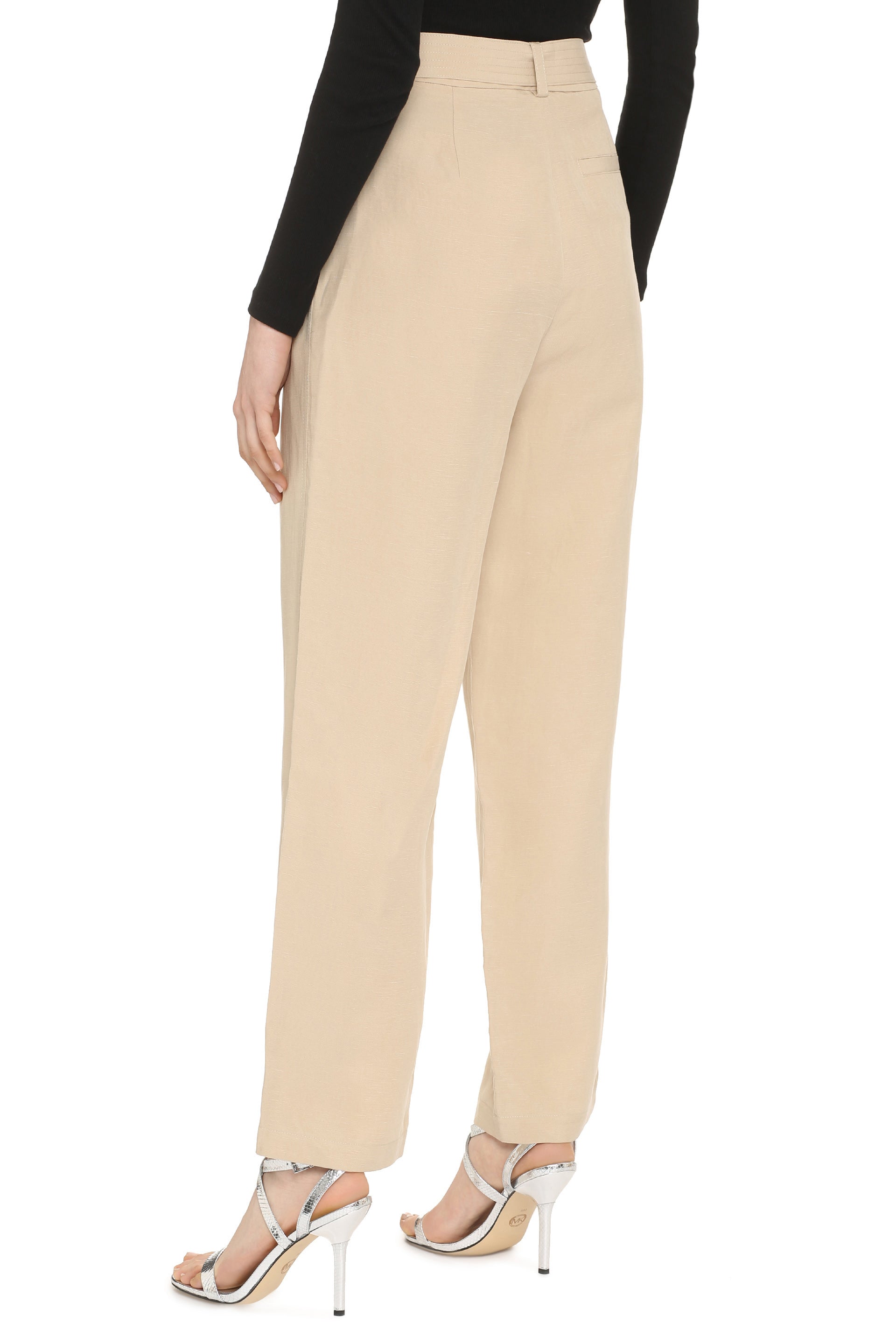 High-rise trousers