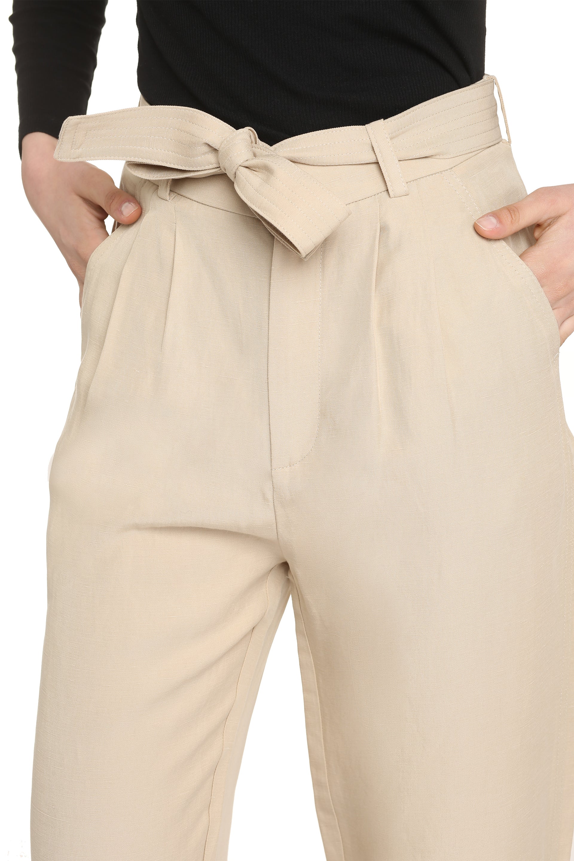 High-rise trousers