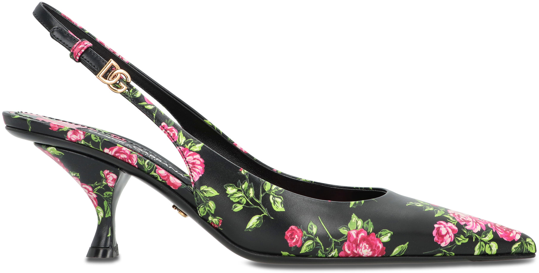Slingback lollo in calfskin
