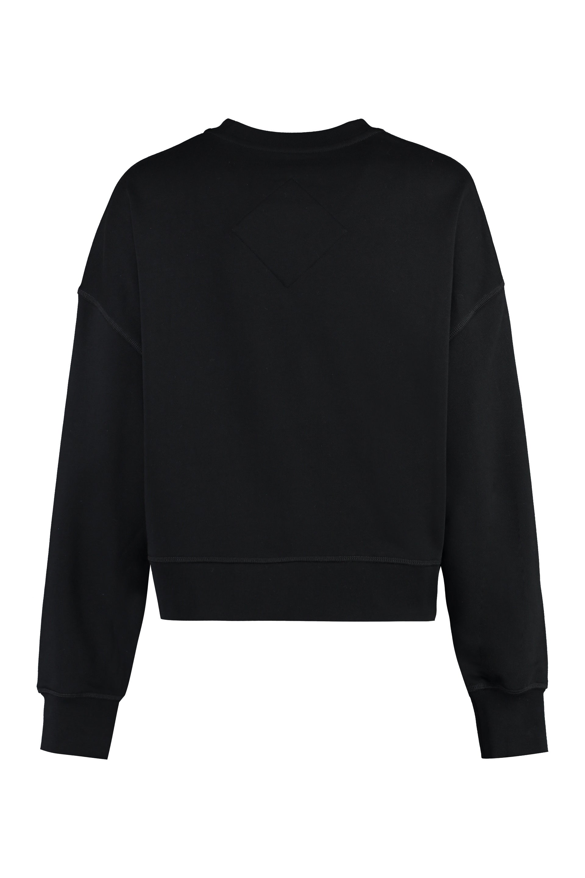 Cotton crew-neck sweatshirt