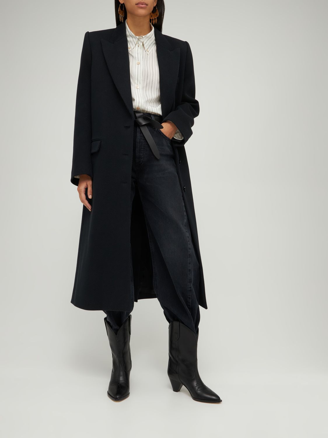 Light striped shirt with long sleeves